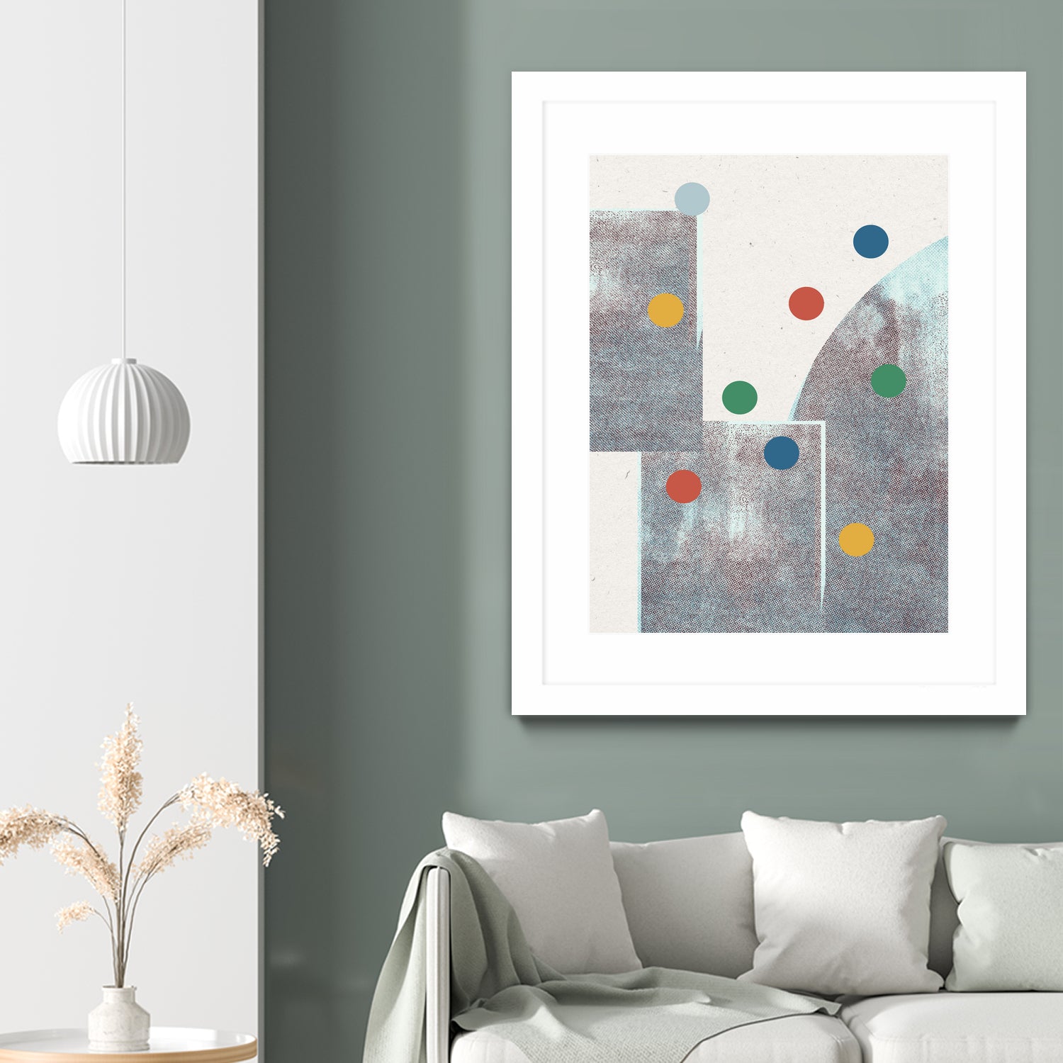 Retro Dots No.1 by The Miuus Studio on GIANT ART - abstractt