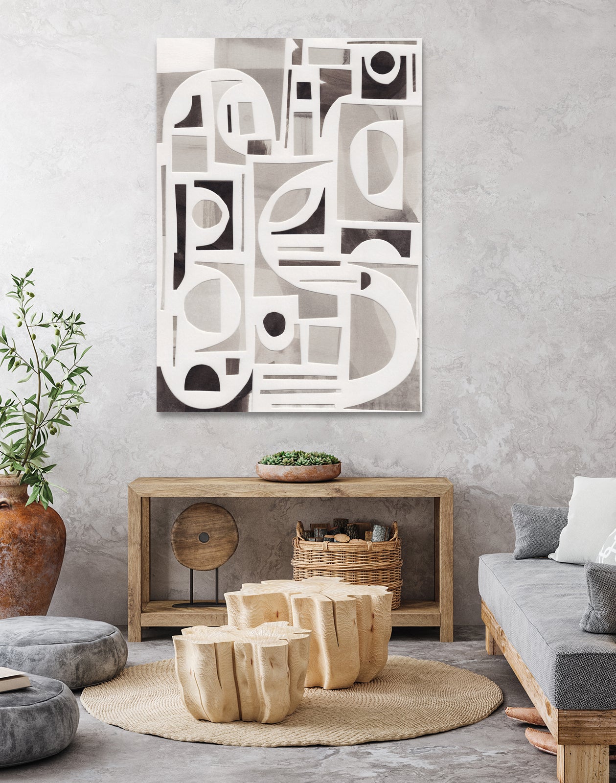 Monochrome Collage by Alisa Galitsyna on GIANT ART - abstract paper
