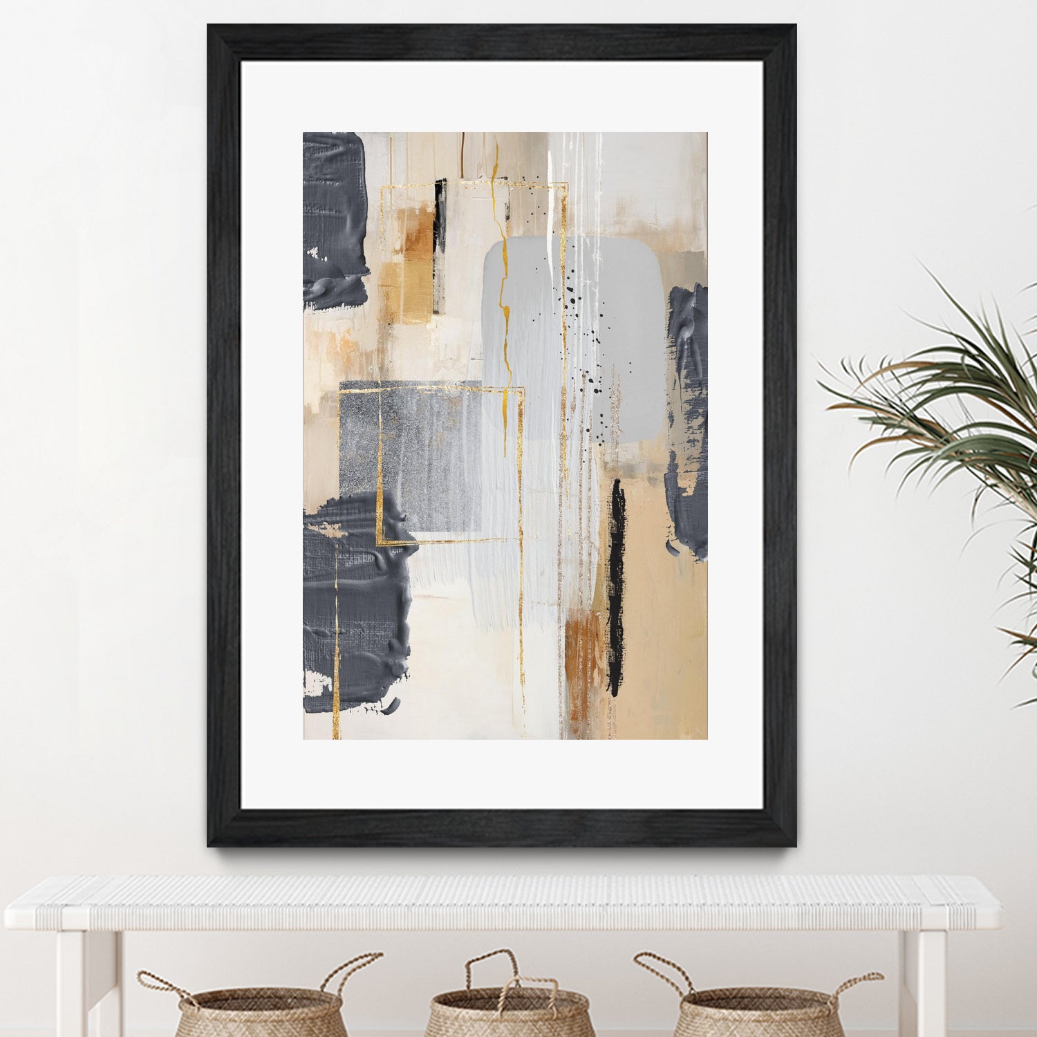 Neutral With Grey 2 by Sally on GIANT ART - illustration sally ann moss