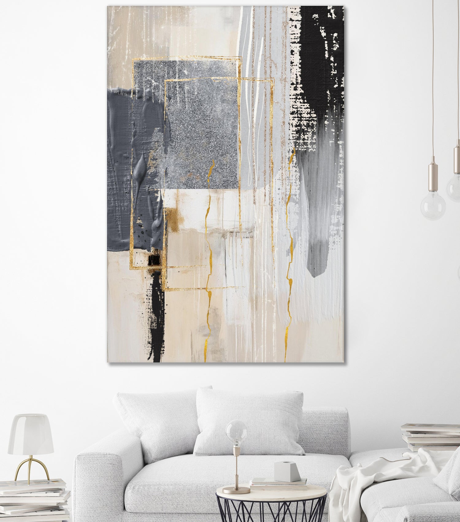 Neutral With Grey 3 by Sally on GIANT ART - illustration sally ann moss