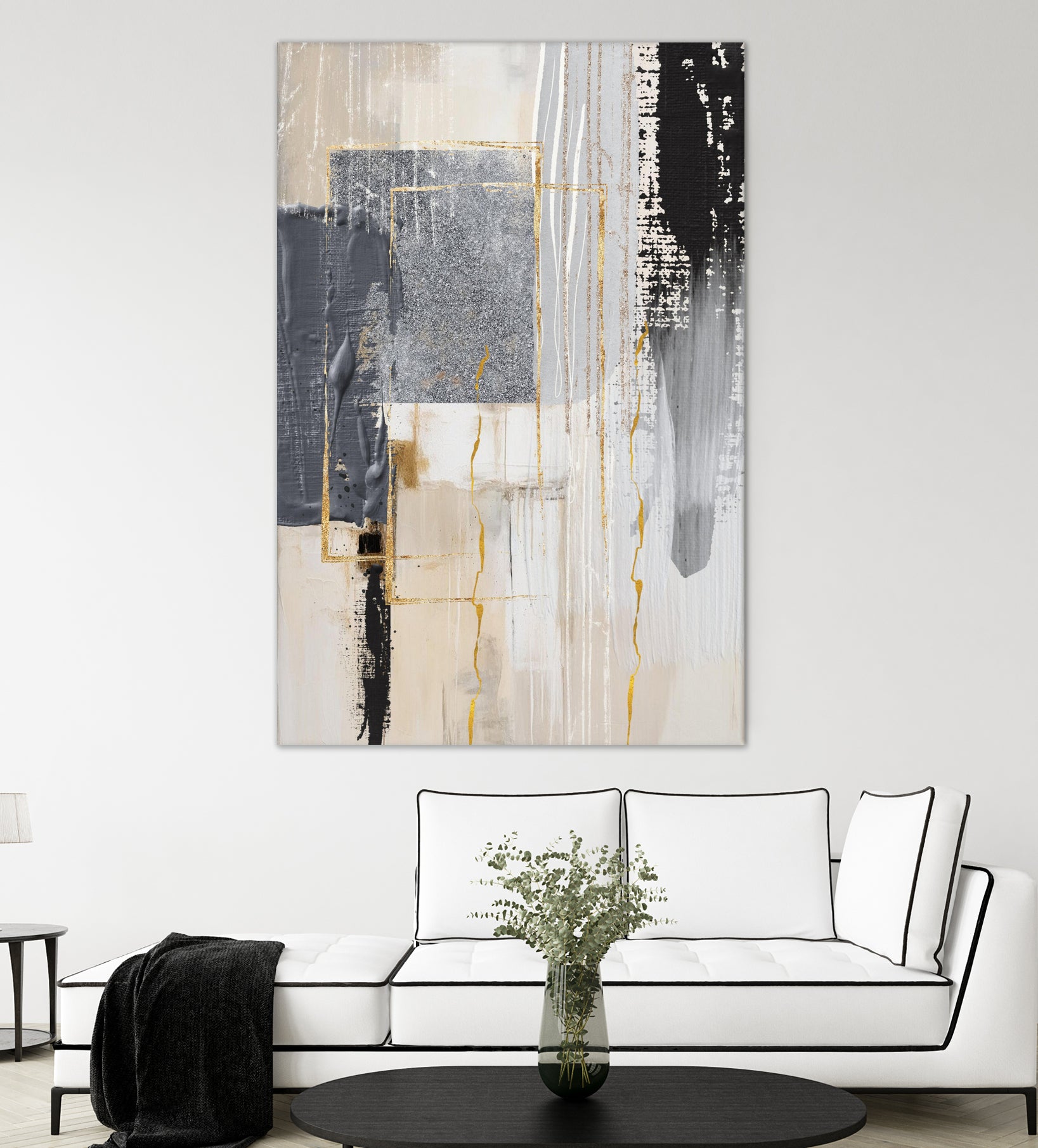 Neutral With Grey 3 by Sally on GIANT ART - illustration sally ann moss