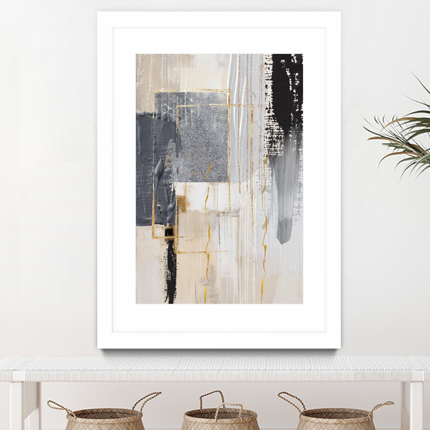 Neutral With Grey 3 by Sally on GIANT ART - illustration sally ann moss