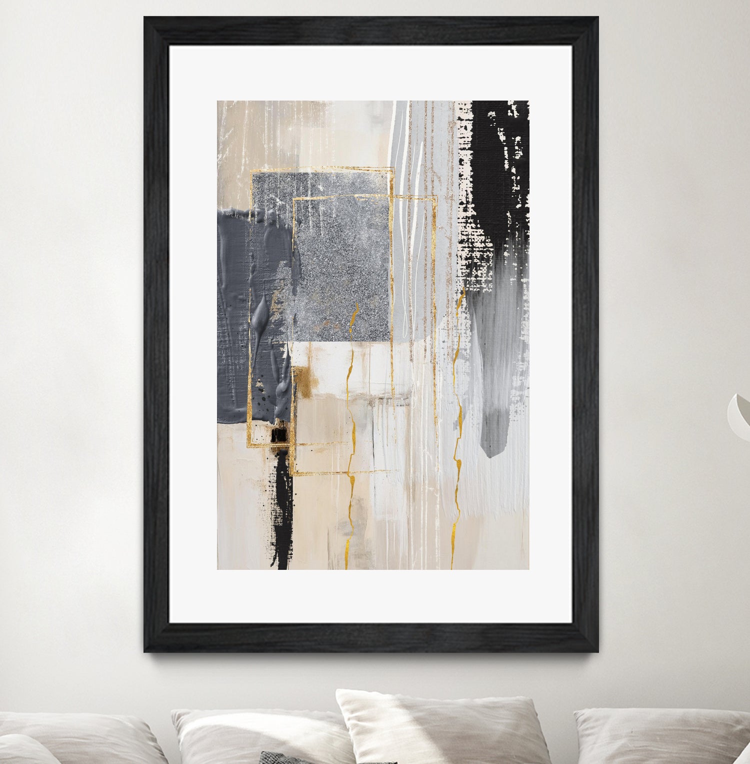 Neutral With Grey 3 by Sally on GIANT ART - illustration sally ann moss
