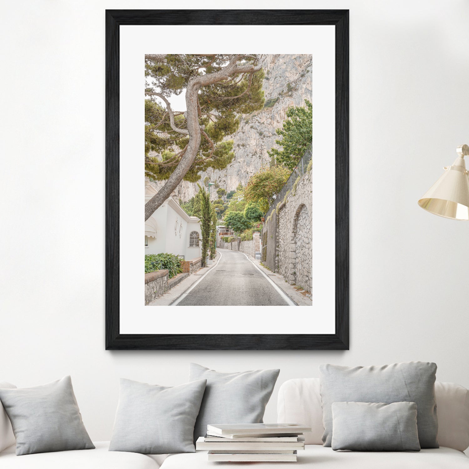 Streets of Capri by Henrike Schenk on GIANT ART - landscape capri