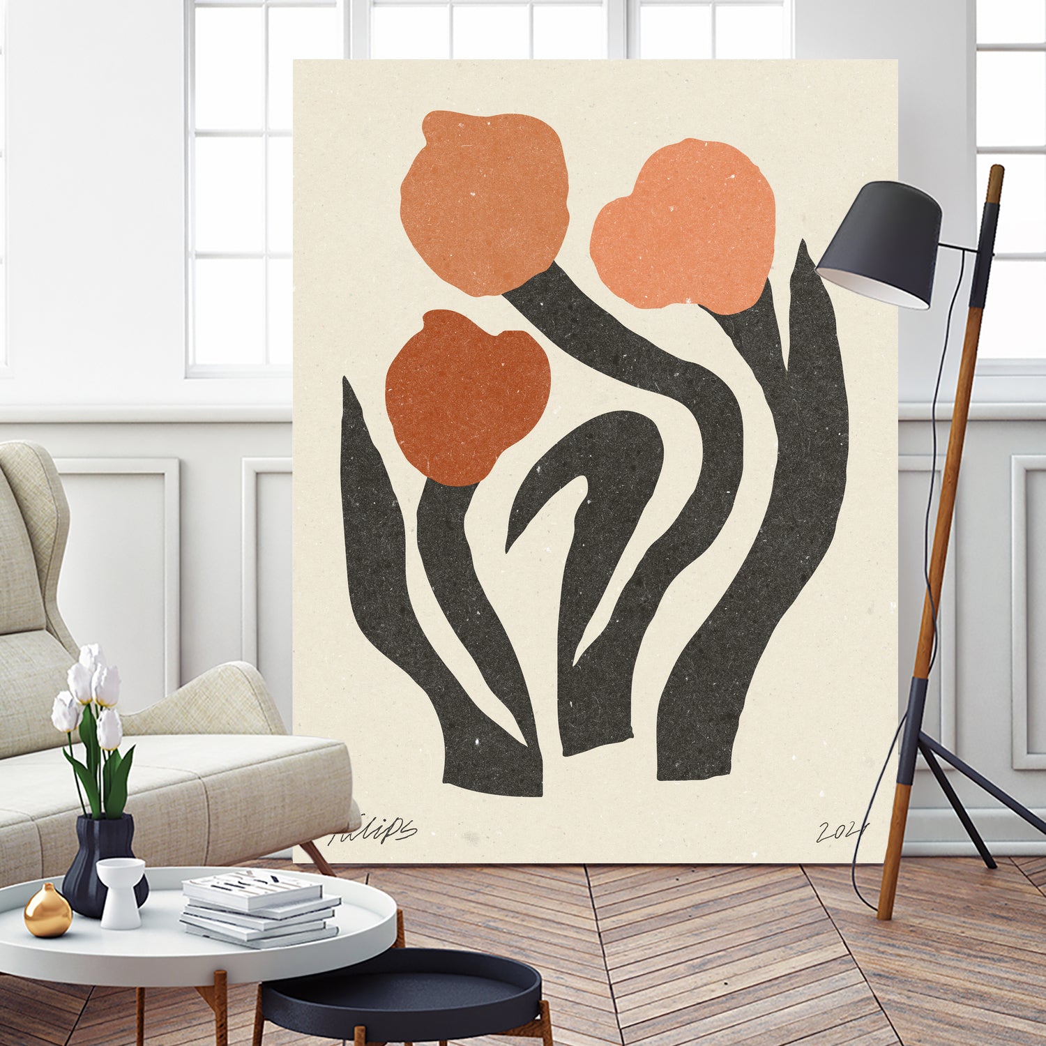 Modern Flower 02 by NKTN on GIANT ART - nktn flowers and plants nktn