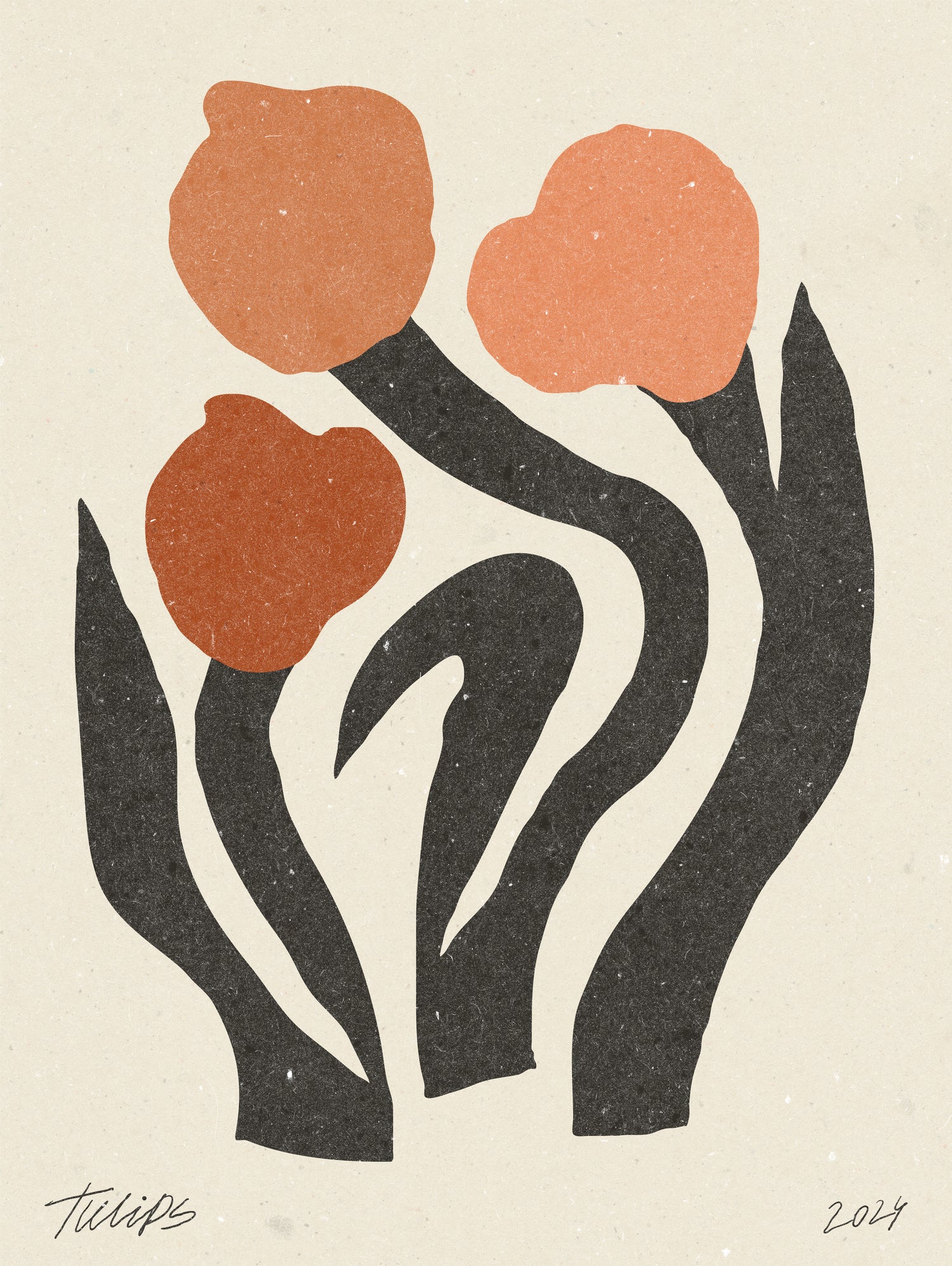 Modern Flower 02 by NKTN on GIANT ART - nktn flowers and plants nktn