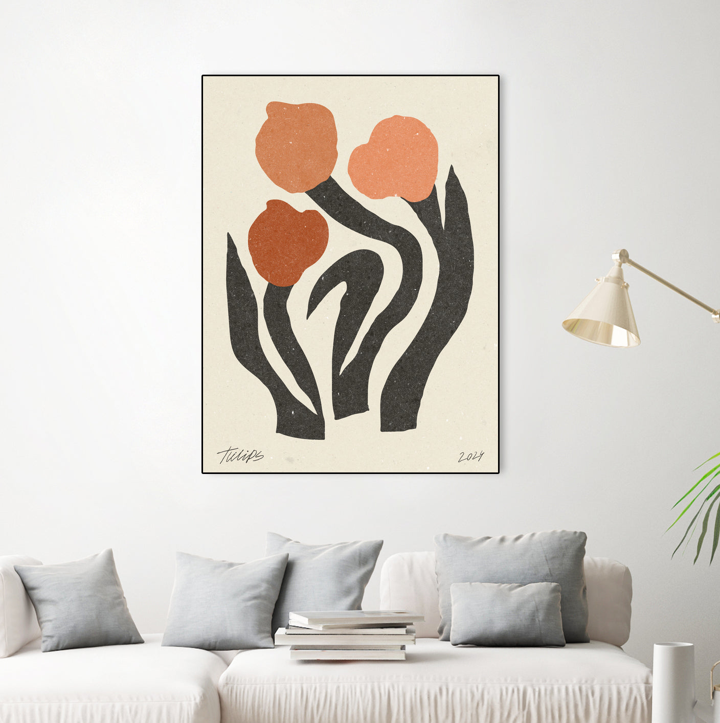 Modern Flower 02 by NKTN on GIANT ART - nktn flowers and plants nktn