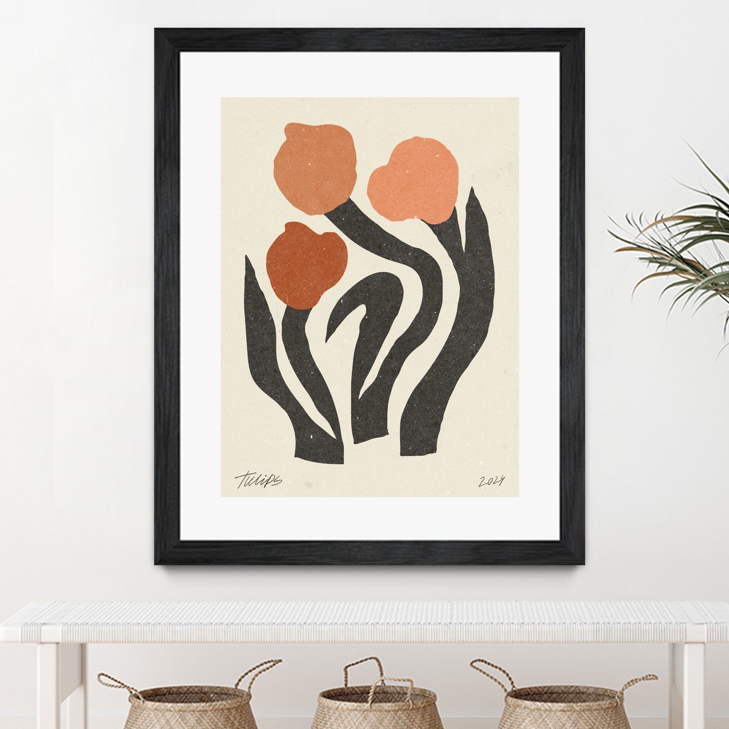 Modern Flower 02 by NKTN on GIANT ART - nktn flowers and plants nktn