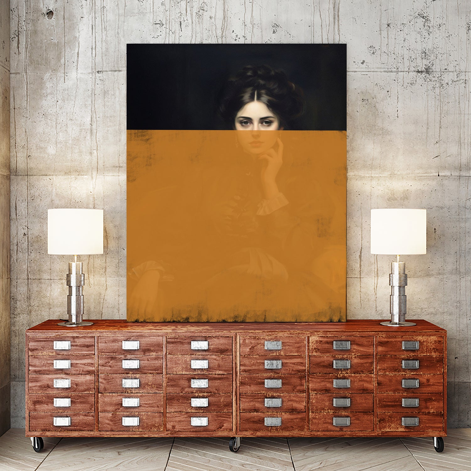 Altered Portrait of Woman by The Art Concept on GIANT ART - 5906 illustration