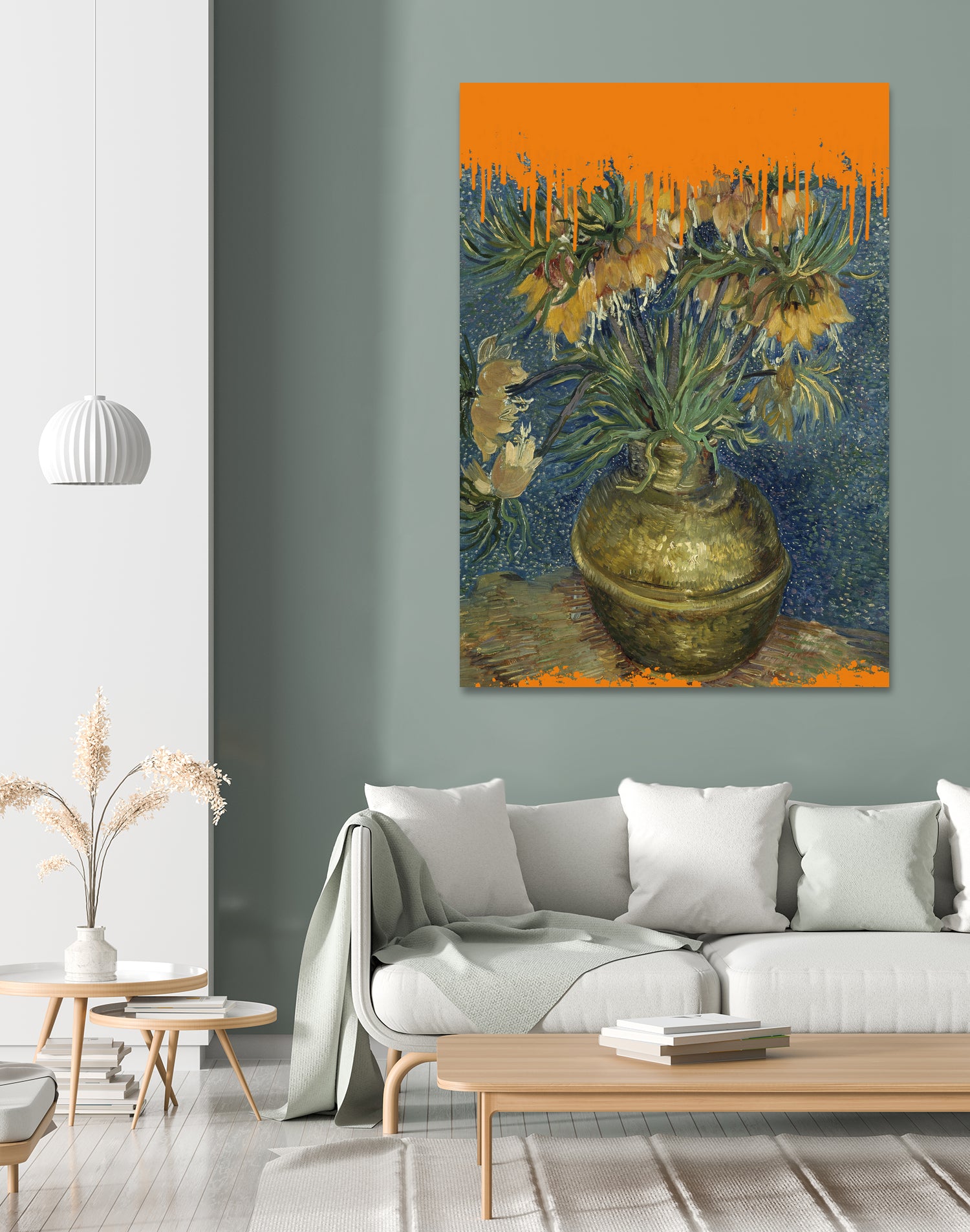 Collage Sunflowers and the splash Van Gogh by The on GIANT ART - art concept