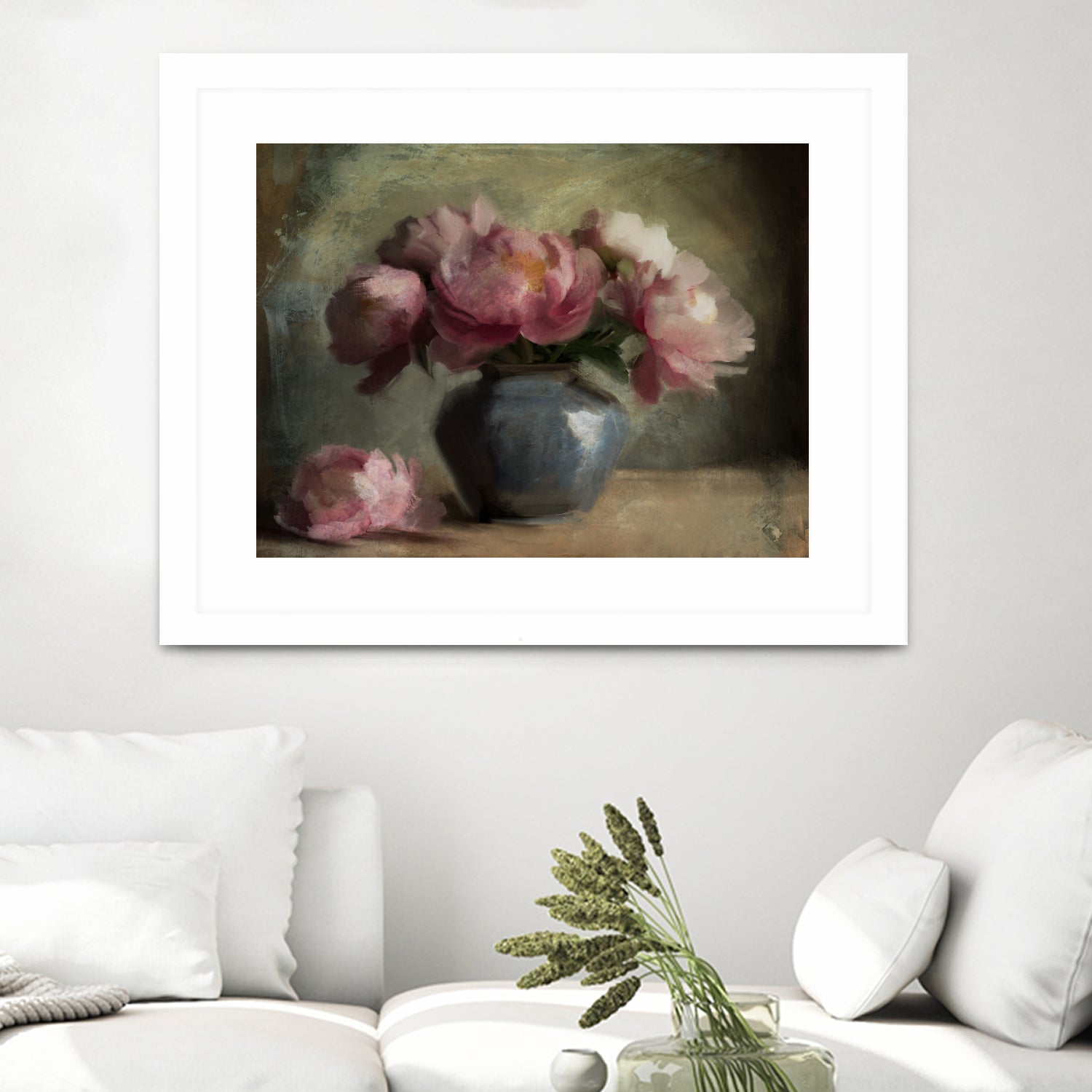 Pivoines En Rose by Dan Hobday on GIANT ART - flowers and plants dan hobday