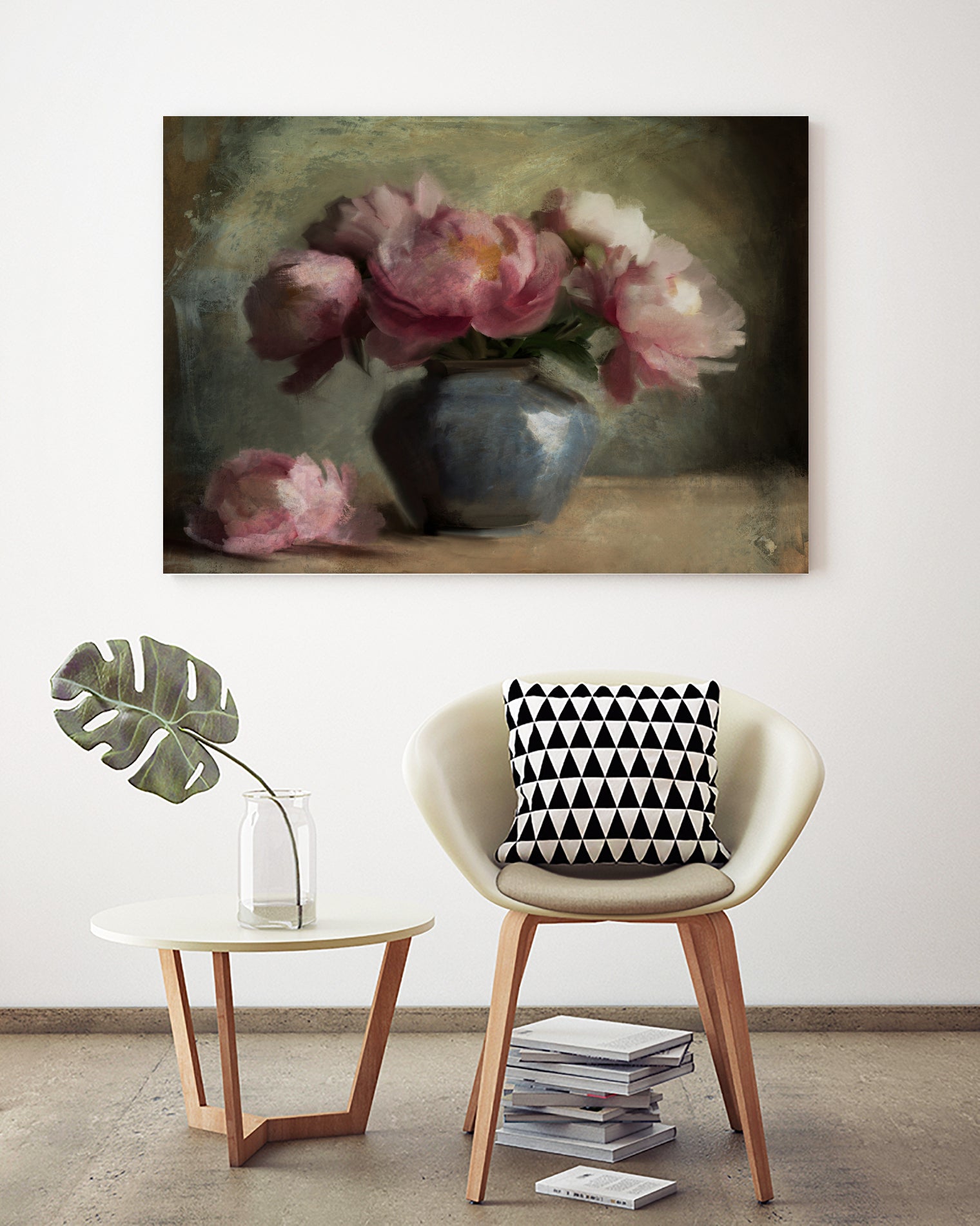 Pivoines En Rose by Dan Hobday on GIANT ART - flowers and plants dan hobday