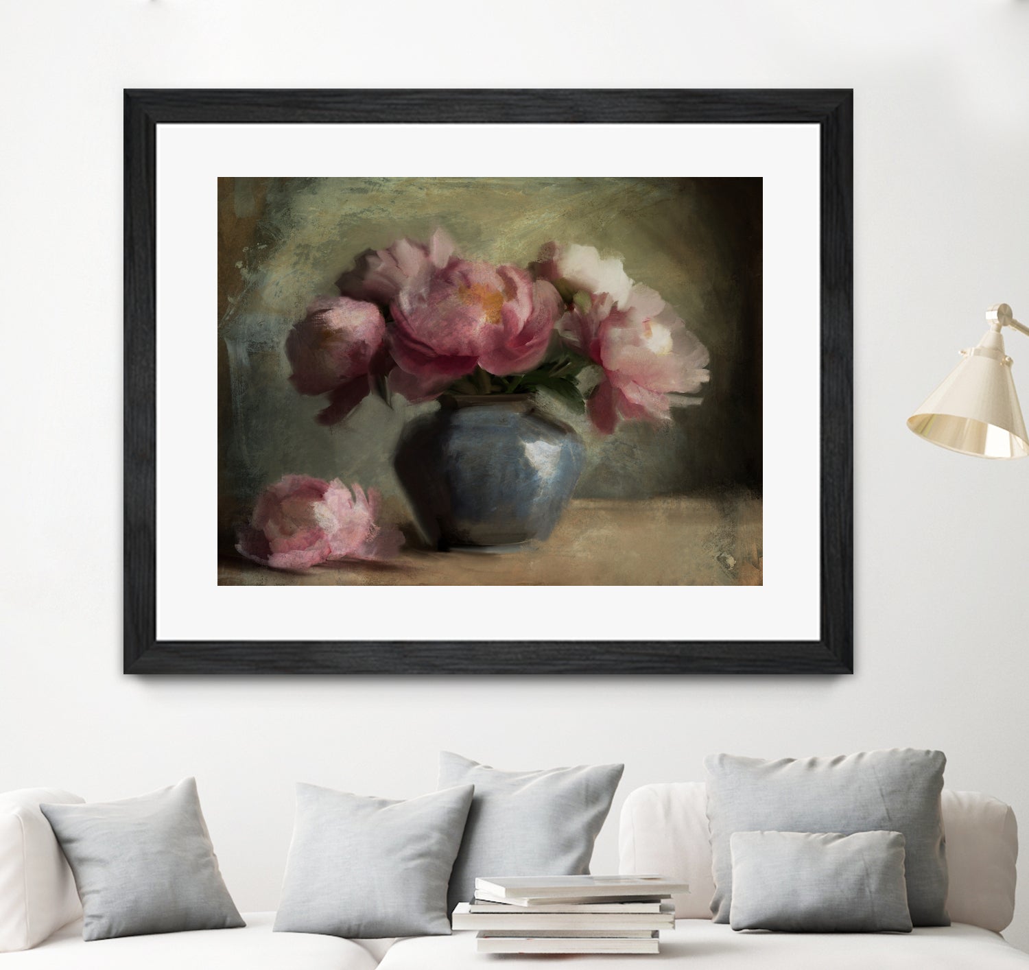 Pivoines En Rose by Dan Hobday on GIANT ART - flowers and plants dan hobday