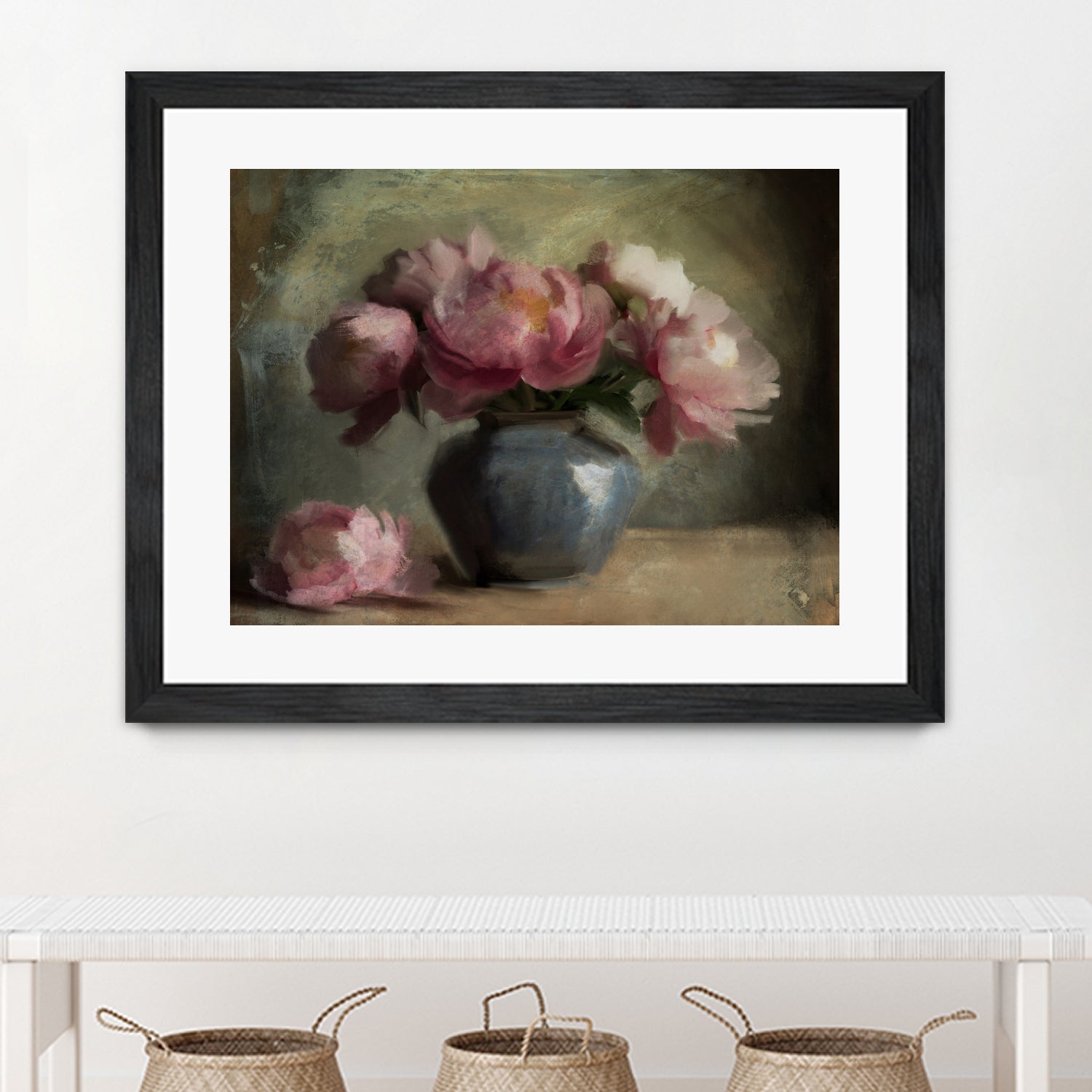 Pivoines En Rose by Dan Hobday on GIANT ART - flowers and plants dan hobday