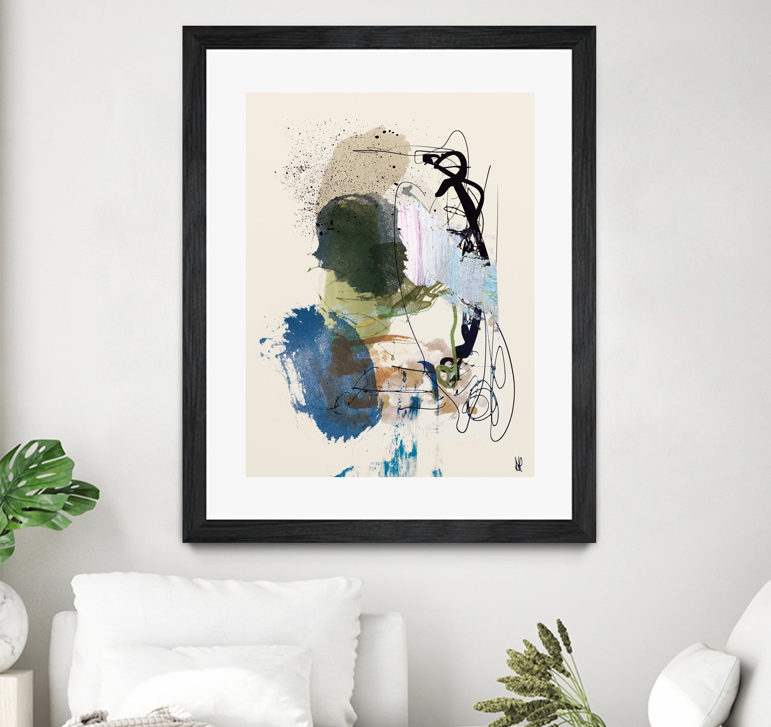 Twin Abstract by Dan on GIANT ART - hobday