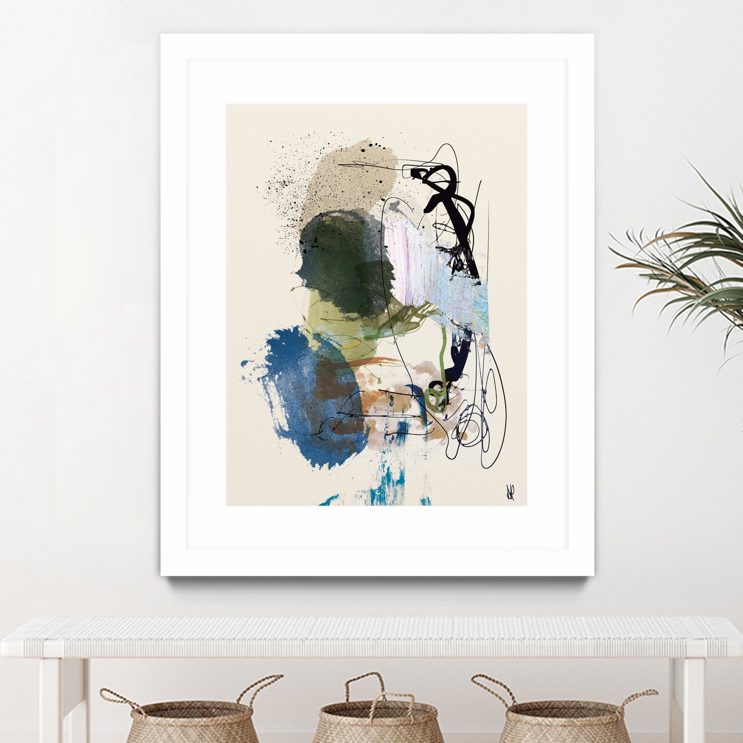 Twin Abstract by Dan on GIANT ART - hobday