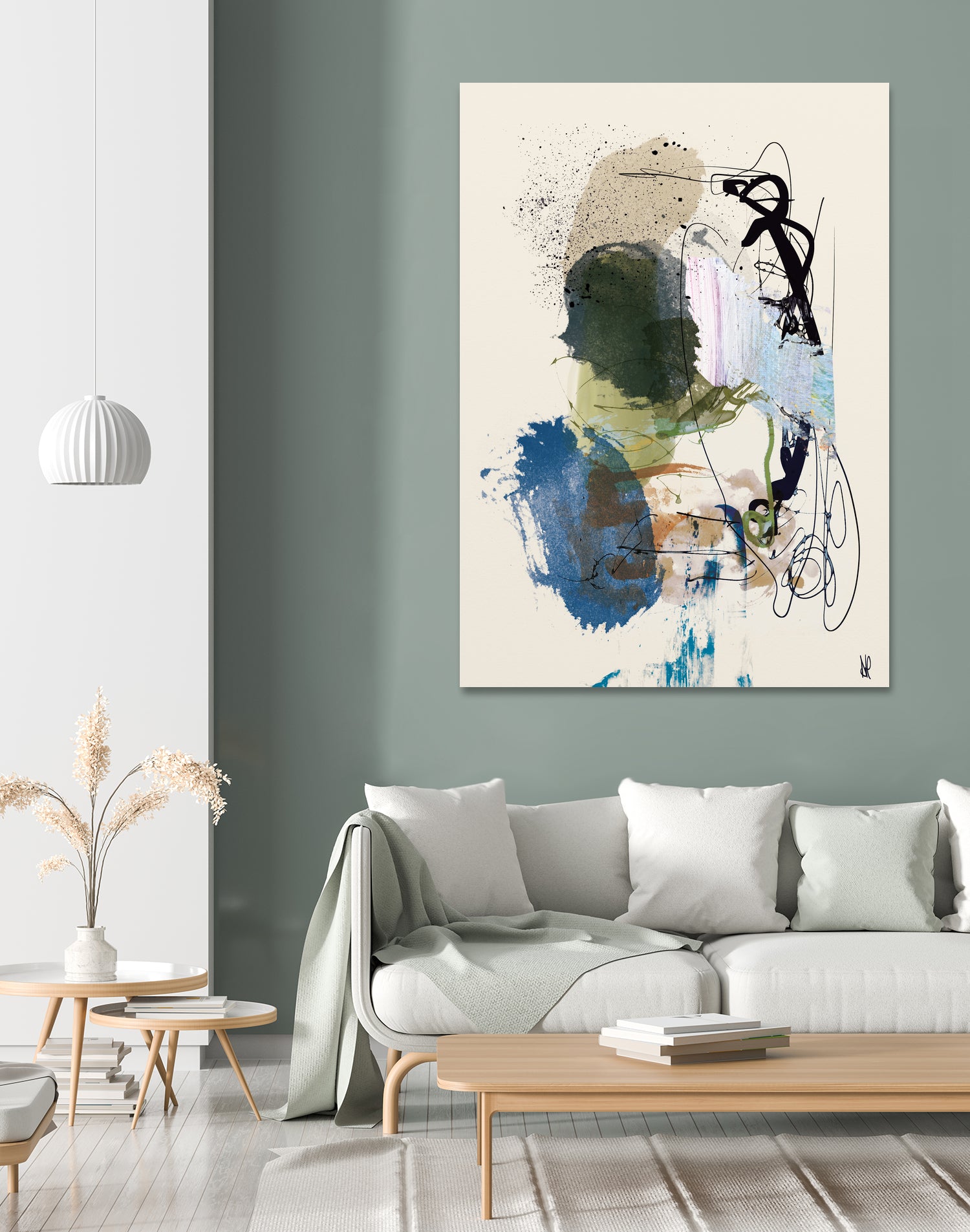 Twin Abstract by Dan on GIANT ART - hobday