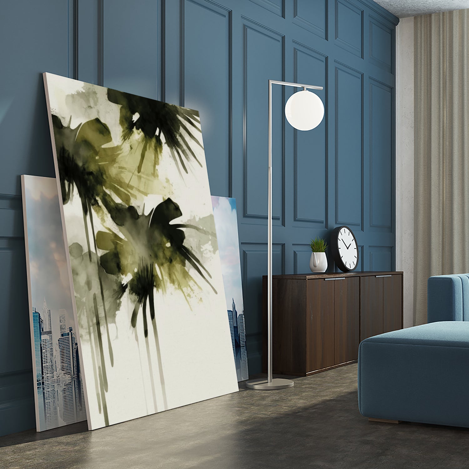 Green flowers no 2 by Treechild on GIANT ART - treechild abstract treechild