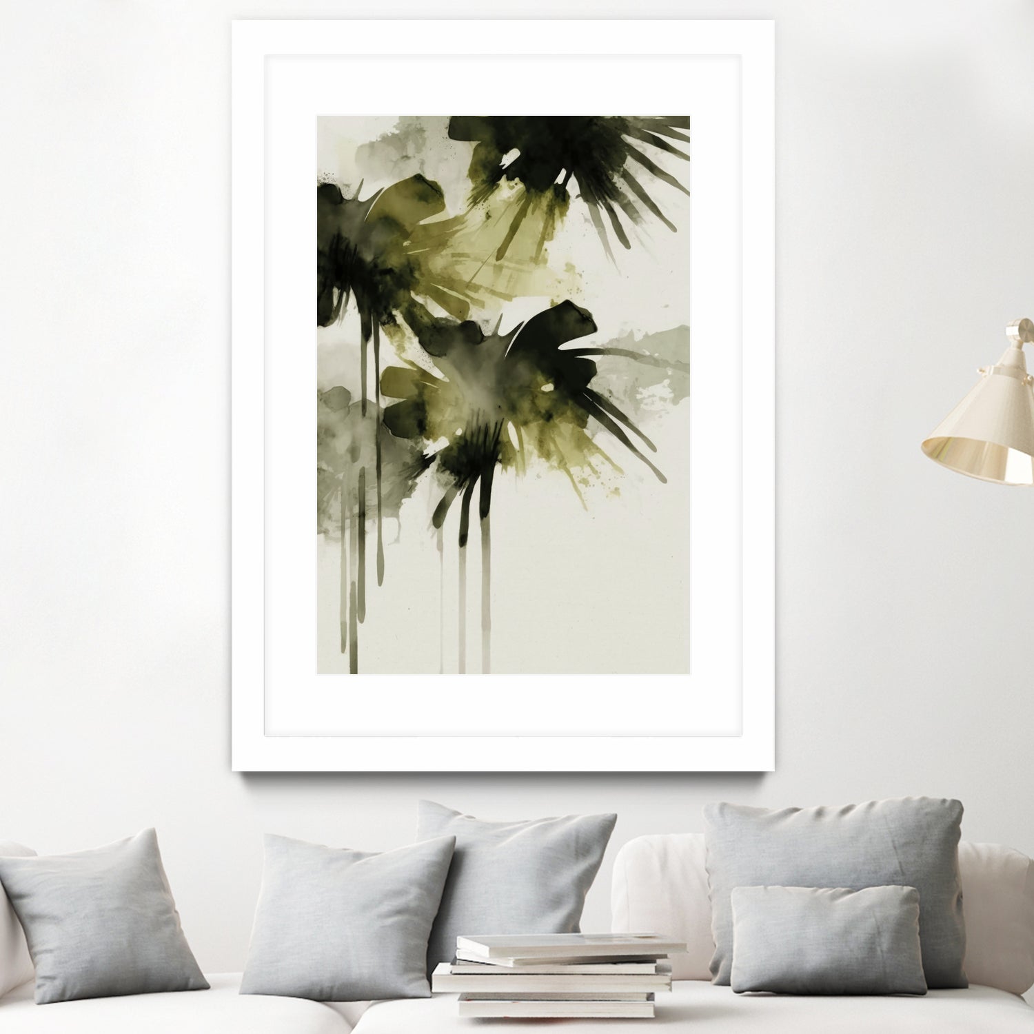 Green flowers no 2 by Treechild on GIANT ART - treechild abstract treechild