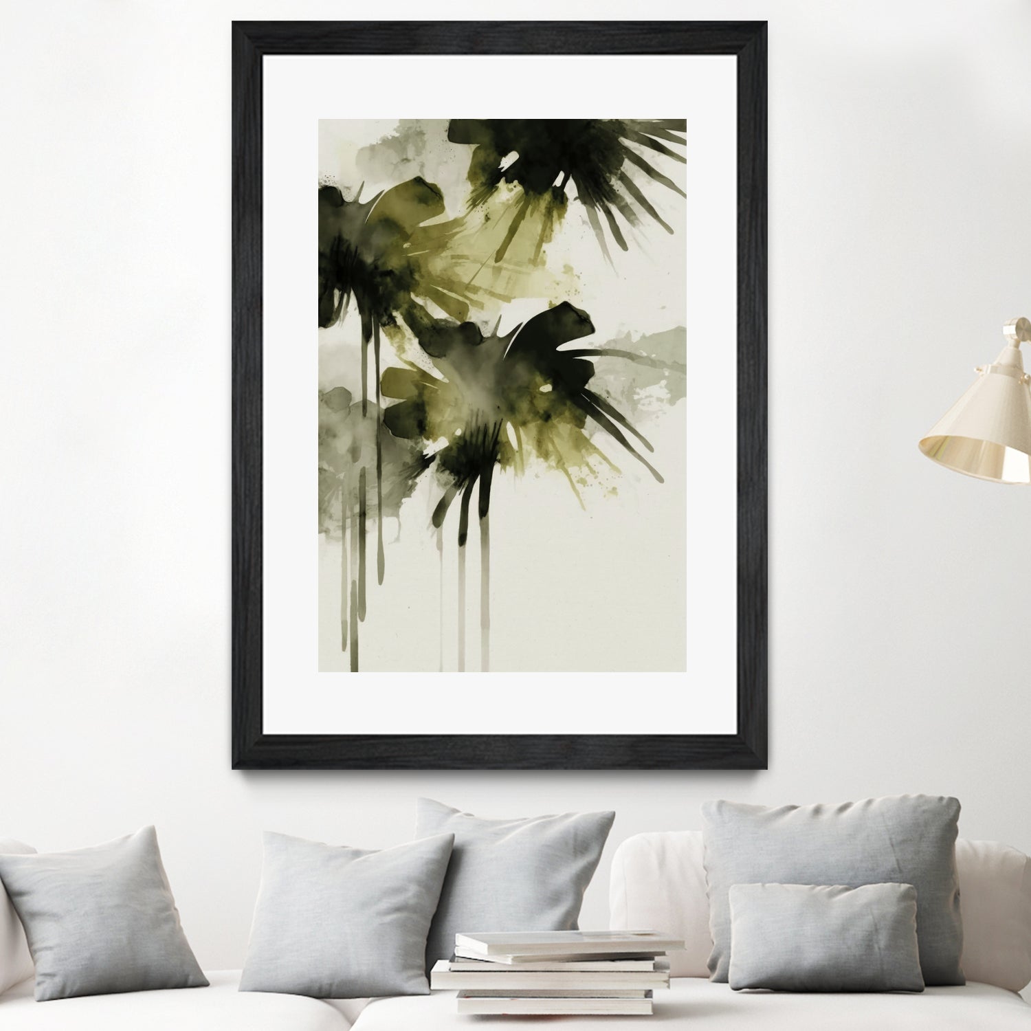 Green flowers no 2 by Treechild on GIANT ART - treechild abstract treechild