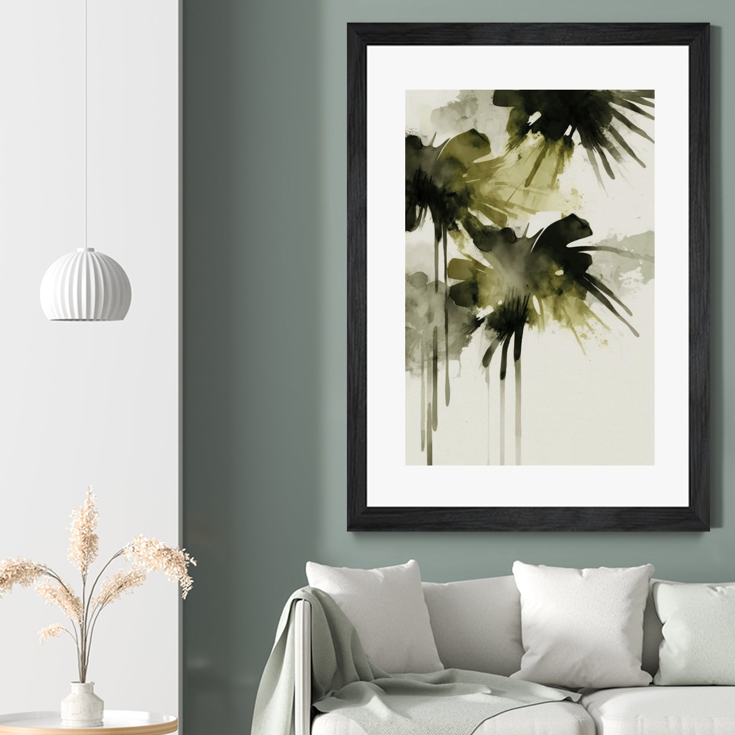 Green flowers no 2 by Treechild on GIANT ART - treechild abstract treechild