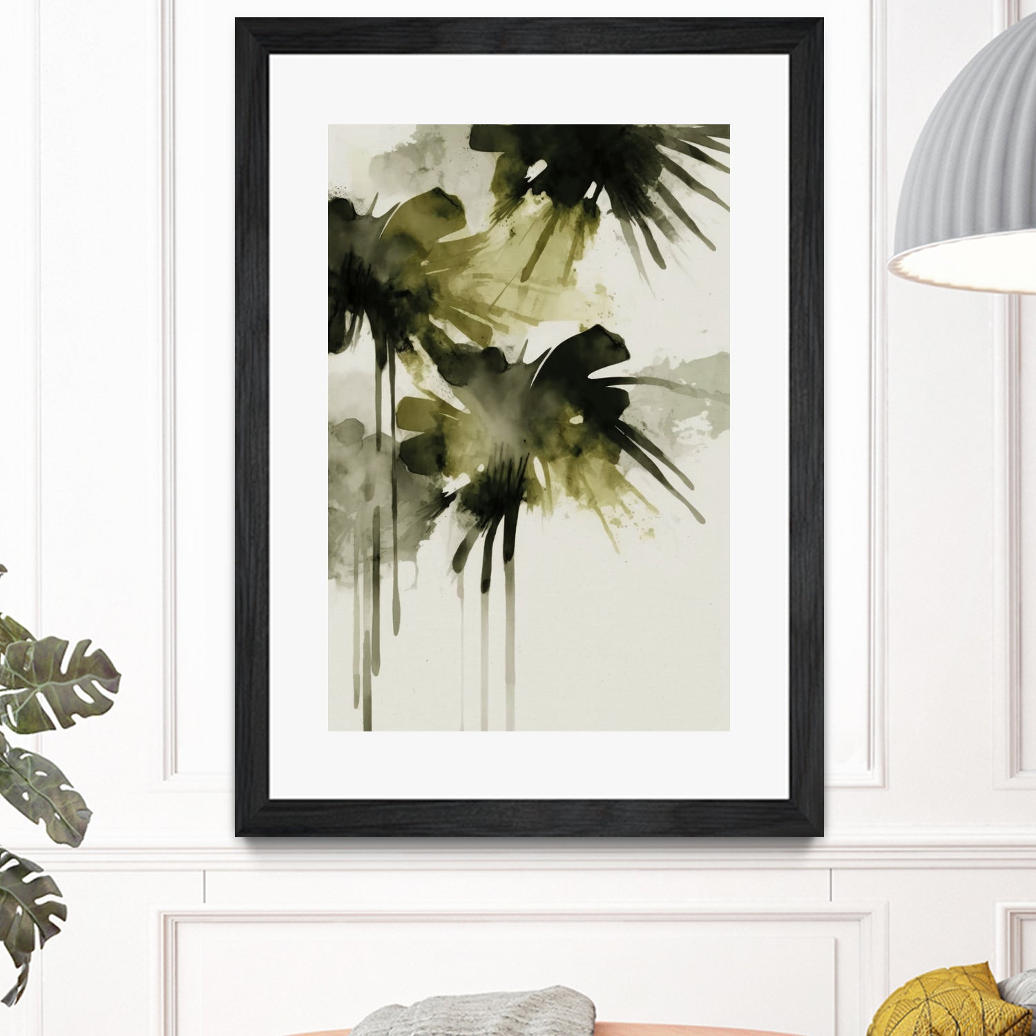 Green flowers no 2 by Treechild on GIANT ART - treechild abstract treechild