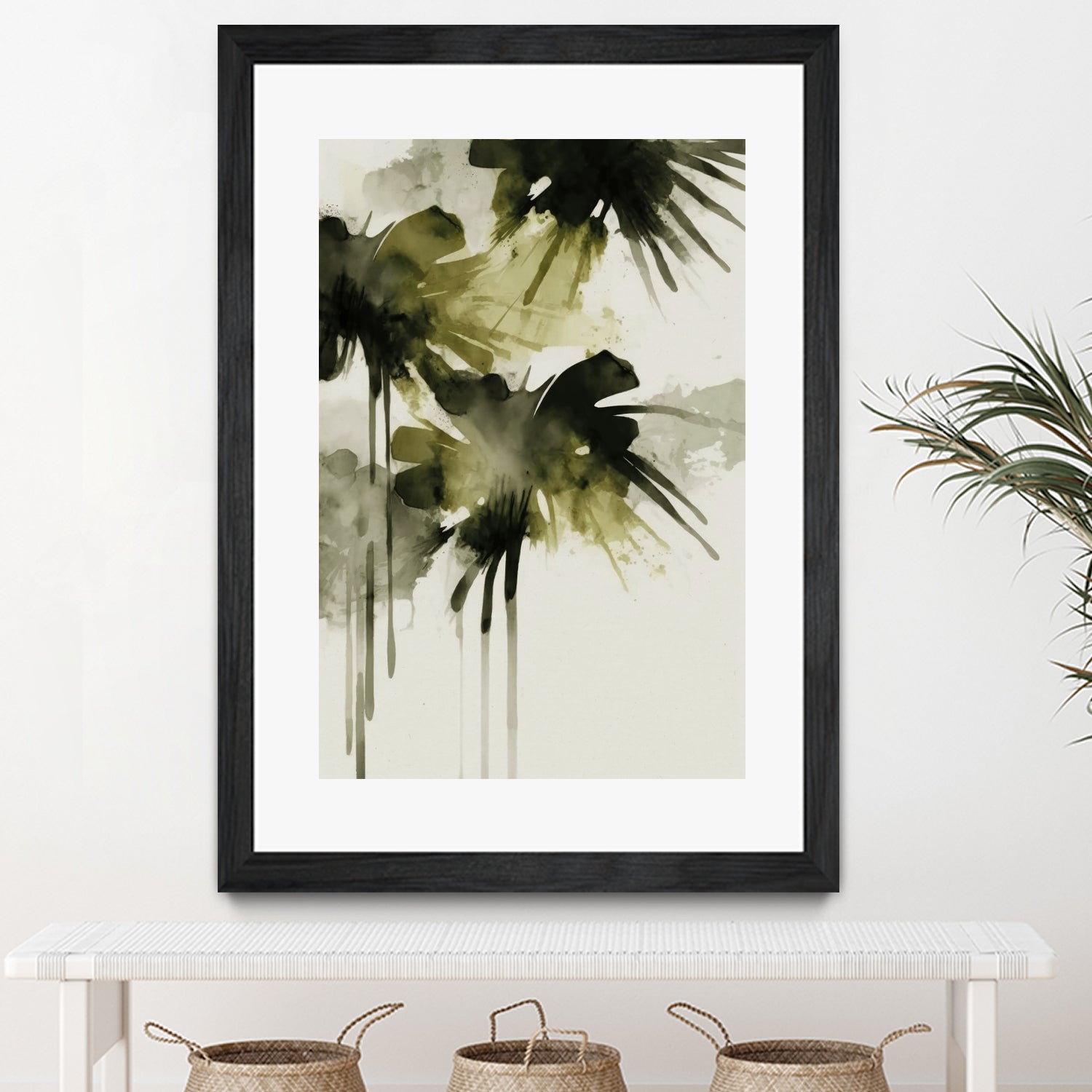 Green flowers no 2 by Treechild on GIANT ART - treechild abstract treechild