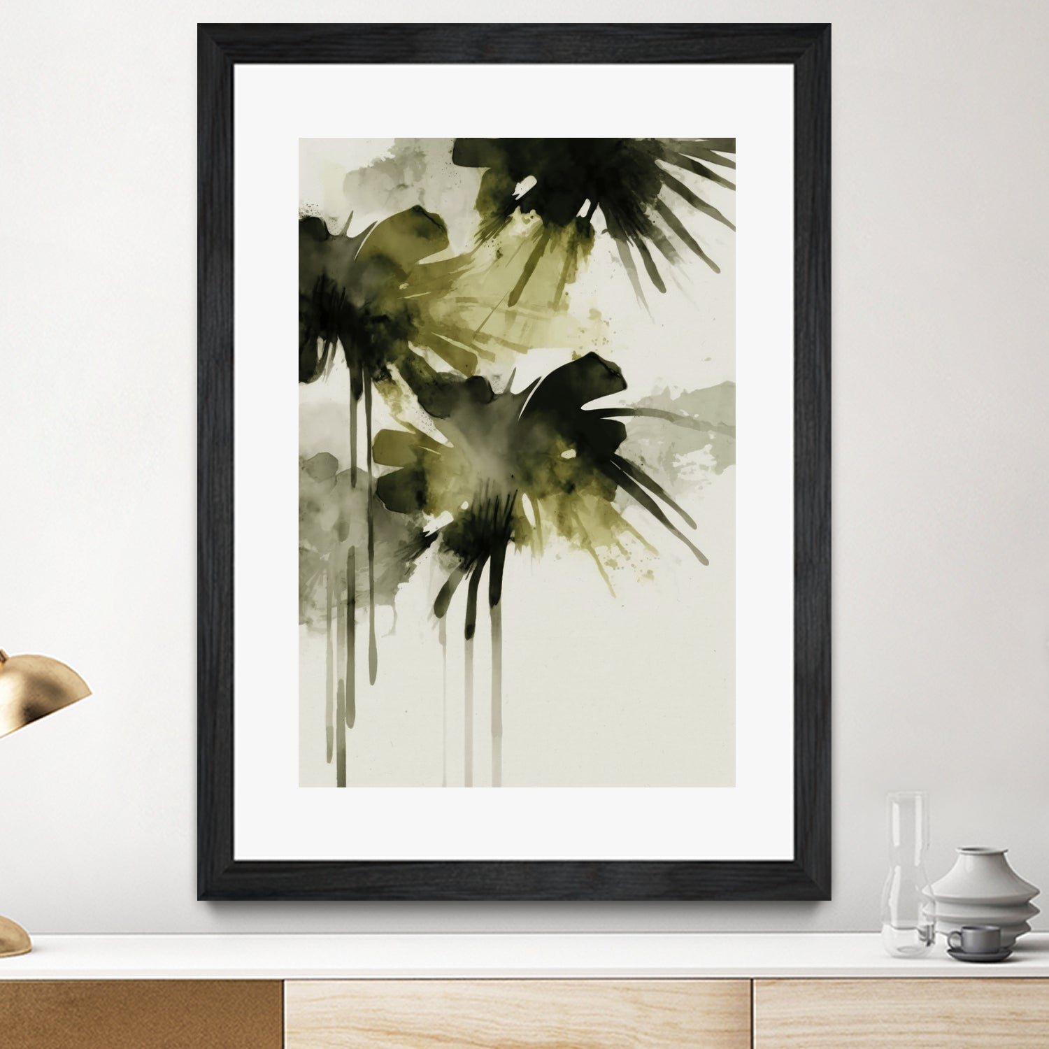 Green flowers no 2 by Treechild on GIANT ART - treechild abstract treechild