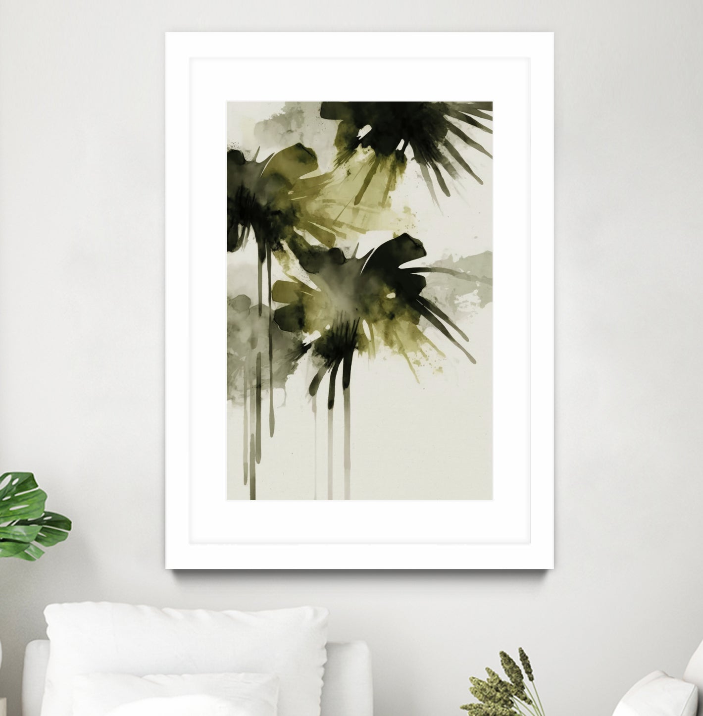 Green flowers no 2 by Treechild on GIANT ART - treechild abstract treechild