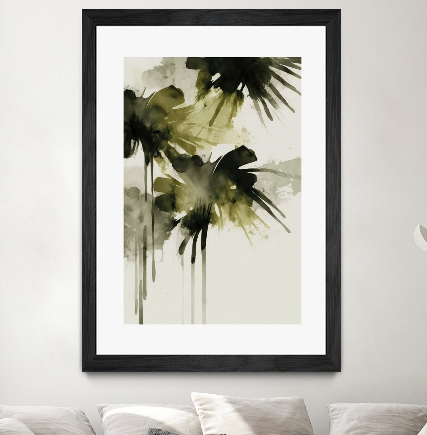 Green flowers no 2 by Treechild on GIANT ART - treechild abstract treechild