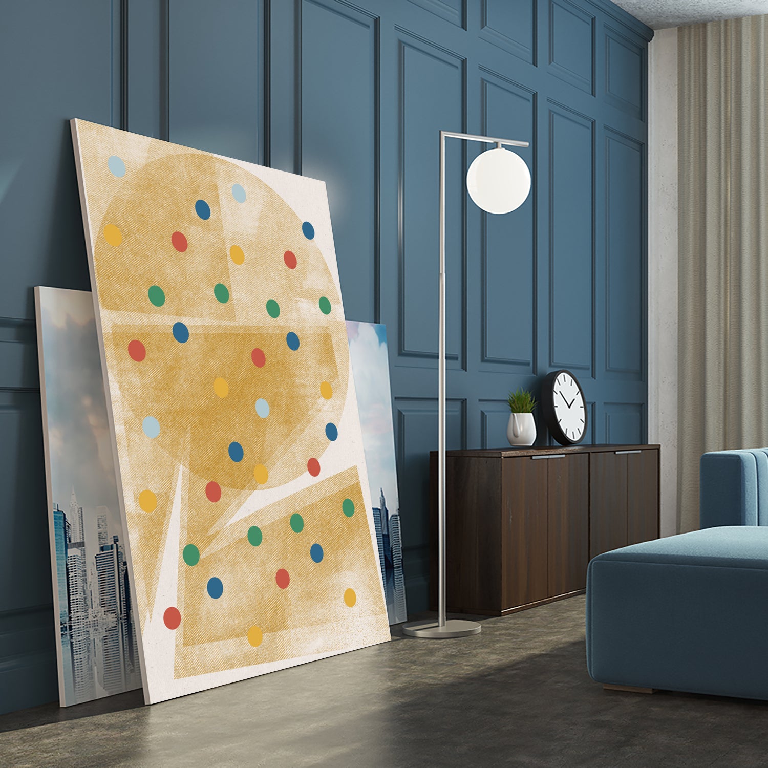 Paper Collage No.6 by The Miuus Studio on GIANT ART - beige watercolor neutral