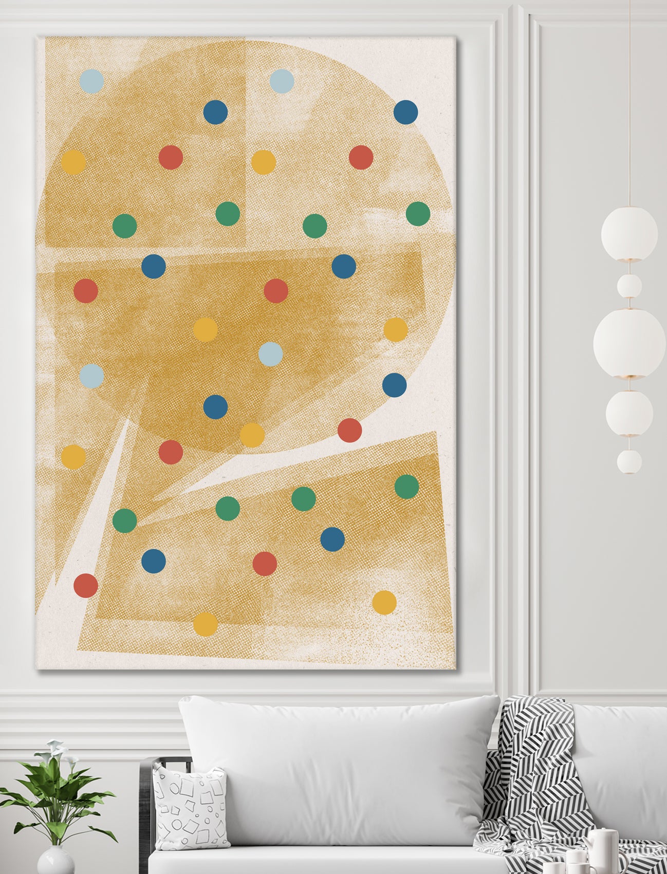 Paper Collage No.6 by The Miuus Studio on GIANT ART - beige watercolor neutral