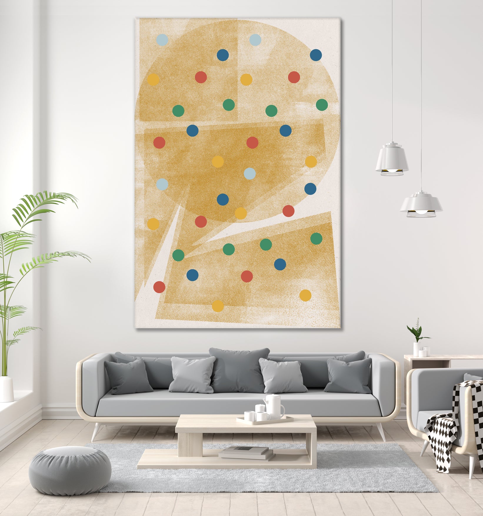 Paper Collage No.6 by The Miuus Studio on GIANT ART - beige watercolor neutral