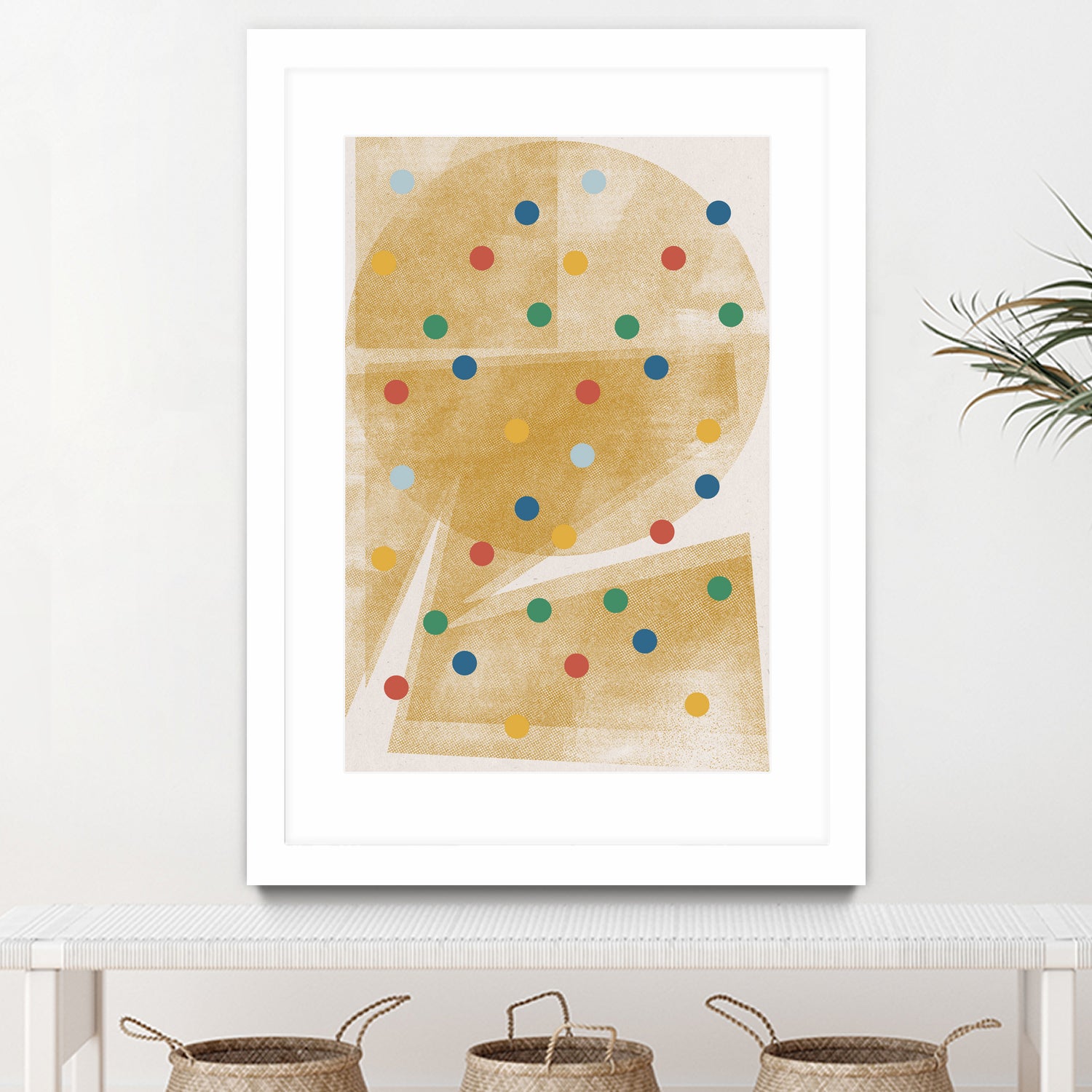 Paper Collage No.6 by The Miuus Studio on GIANT ART - beige watercolor neutral