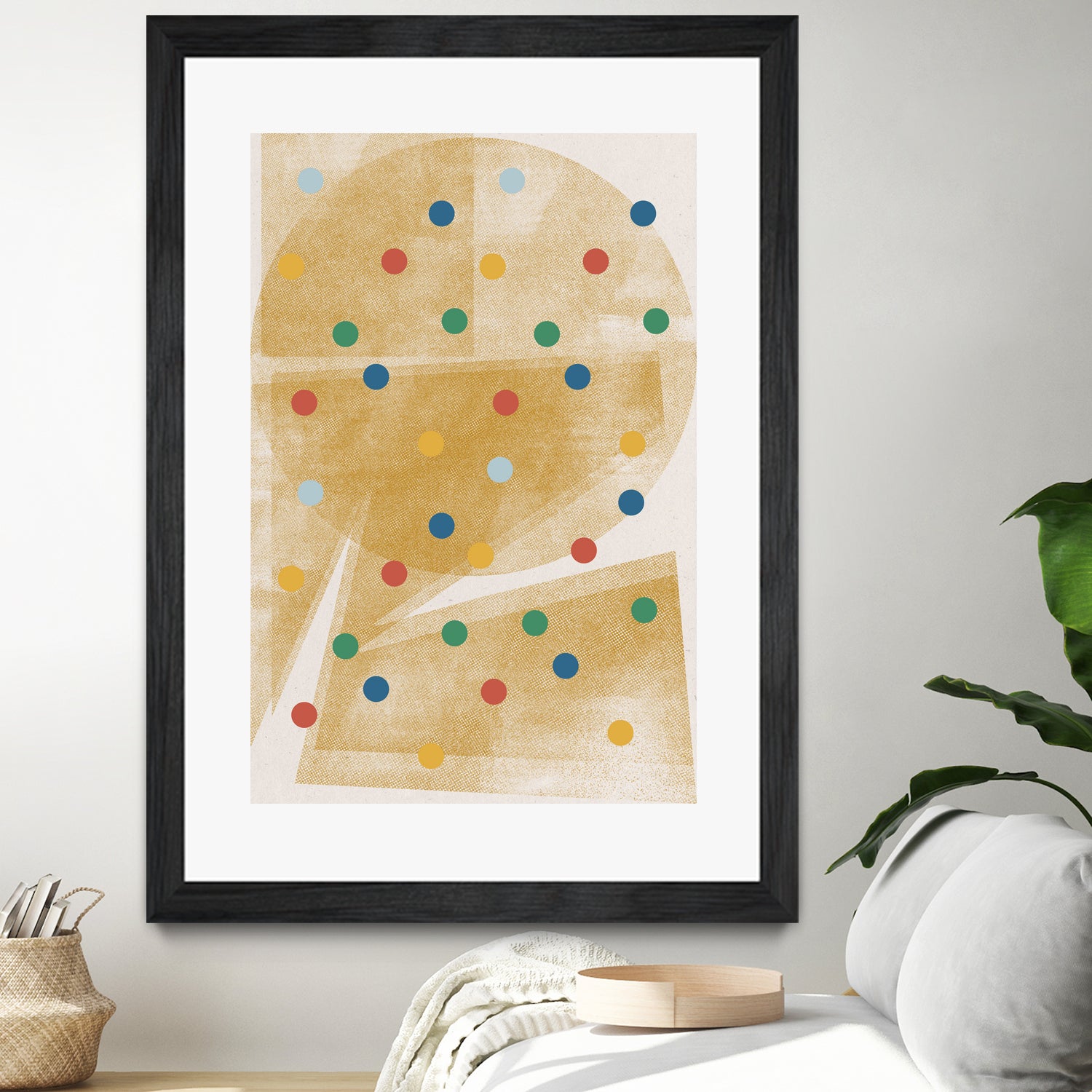 Paper Collage No.6 by The Miuus Studio on GIANT ART - beige watercolor neutral