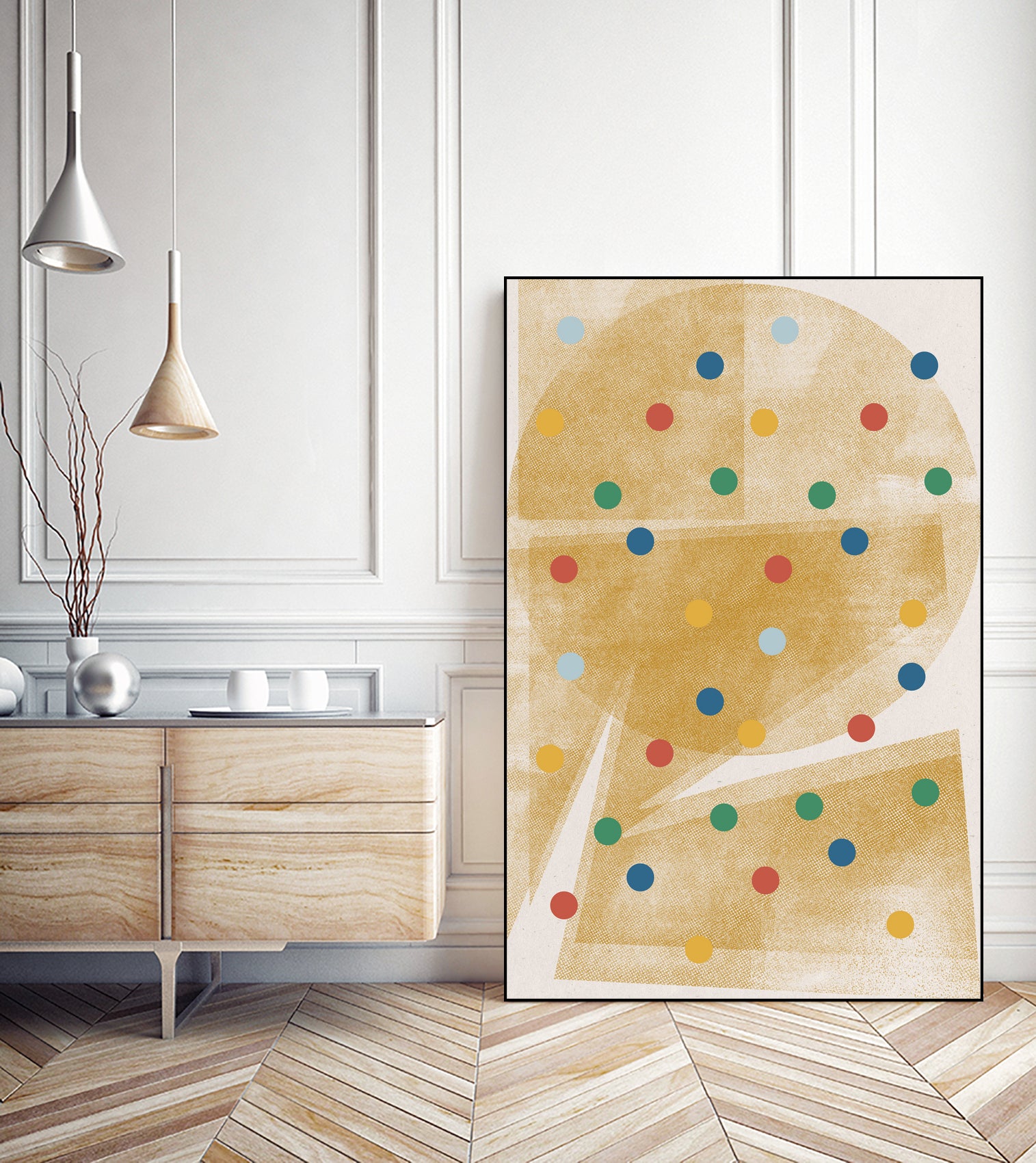 Paper Collage No.6 by The Miuus Studio on GIANT ART - beige watercolor neutral