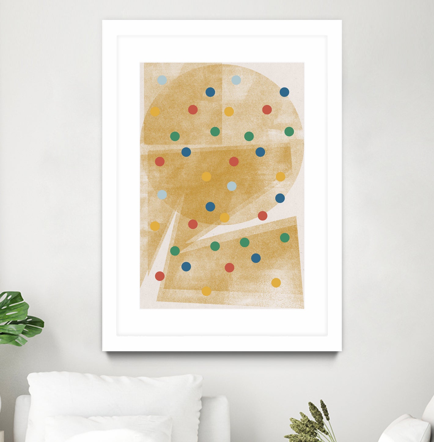 Paper Collage No.6 by The Miuus Studio on GIANT ART - beige watercolor neutral