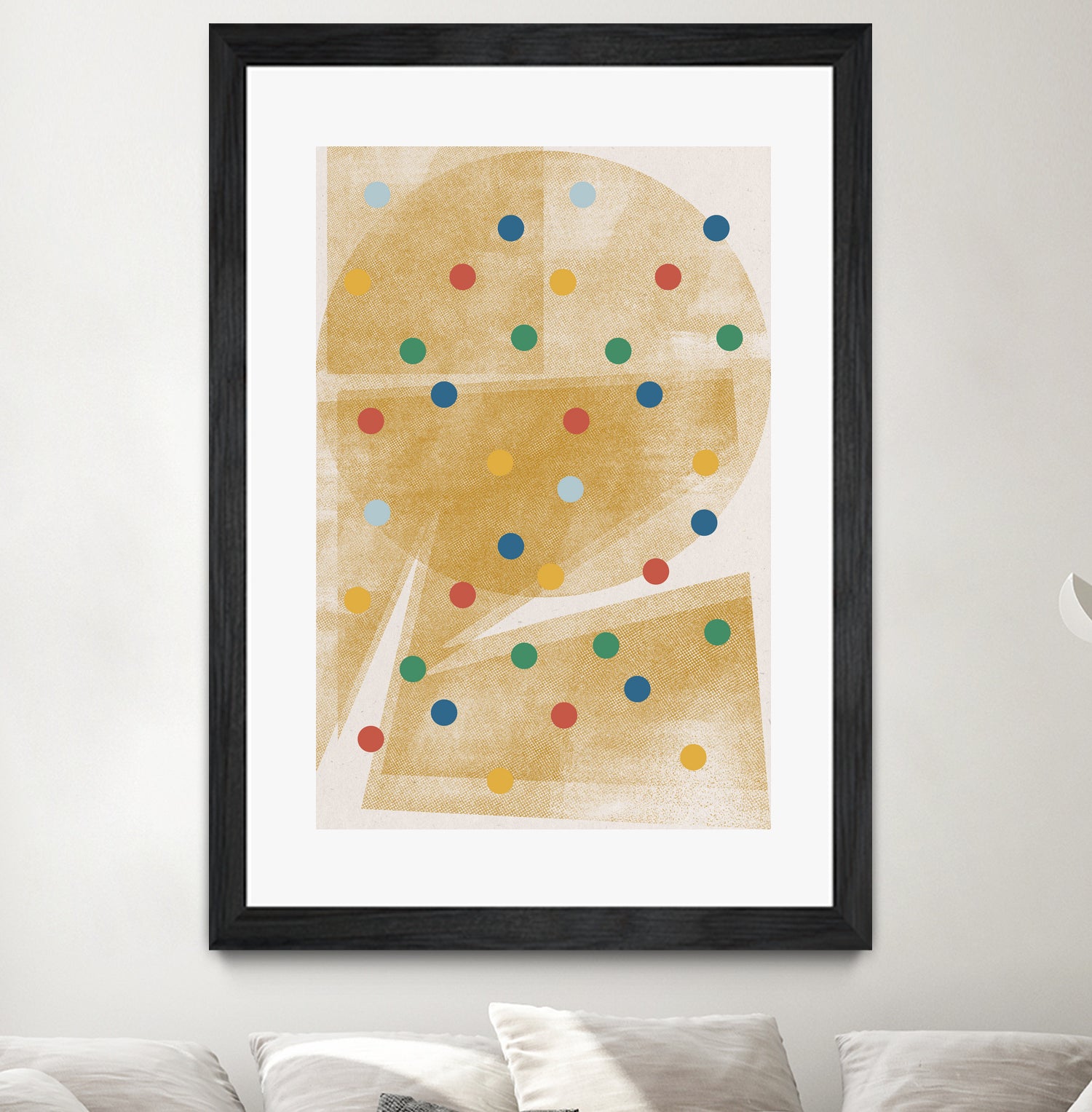 Paper Collage No.6 by The Miuus Studio on GIANT ART - beige watercolor neutral