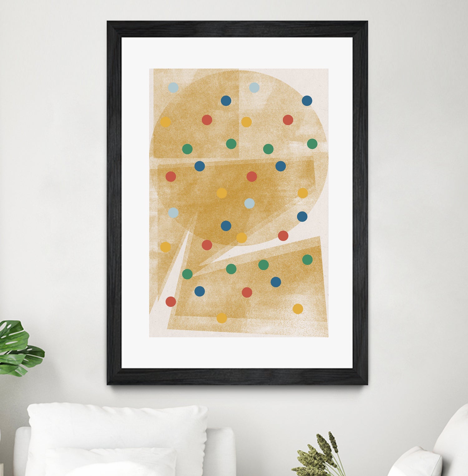 Paper Collage No.6 by The Miuus Studio on GIANT ART - beige watercolor neutral