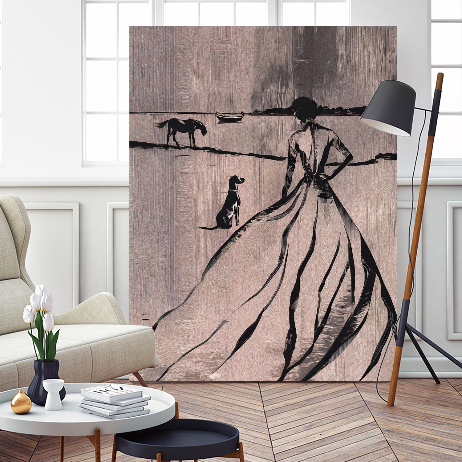 Woman By the Lake by Andreas Magnusson on GIANT ART - paintings drawing