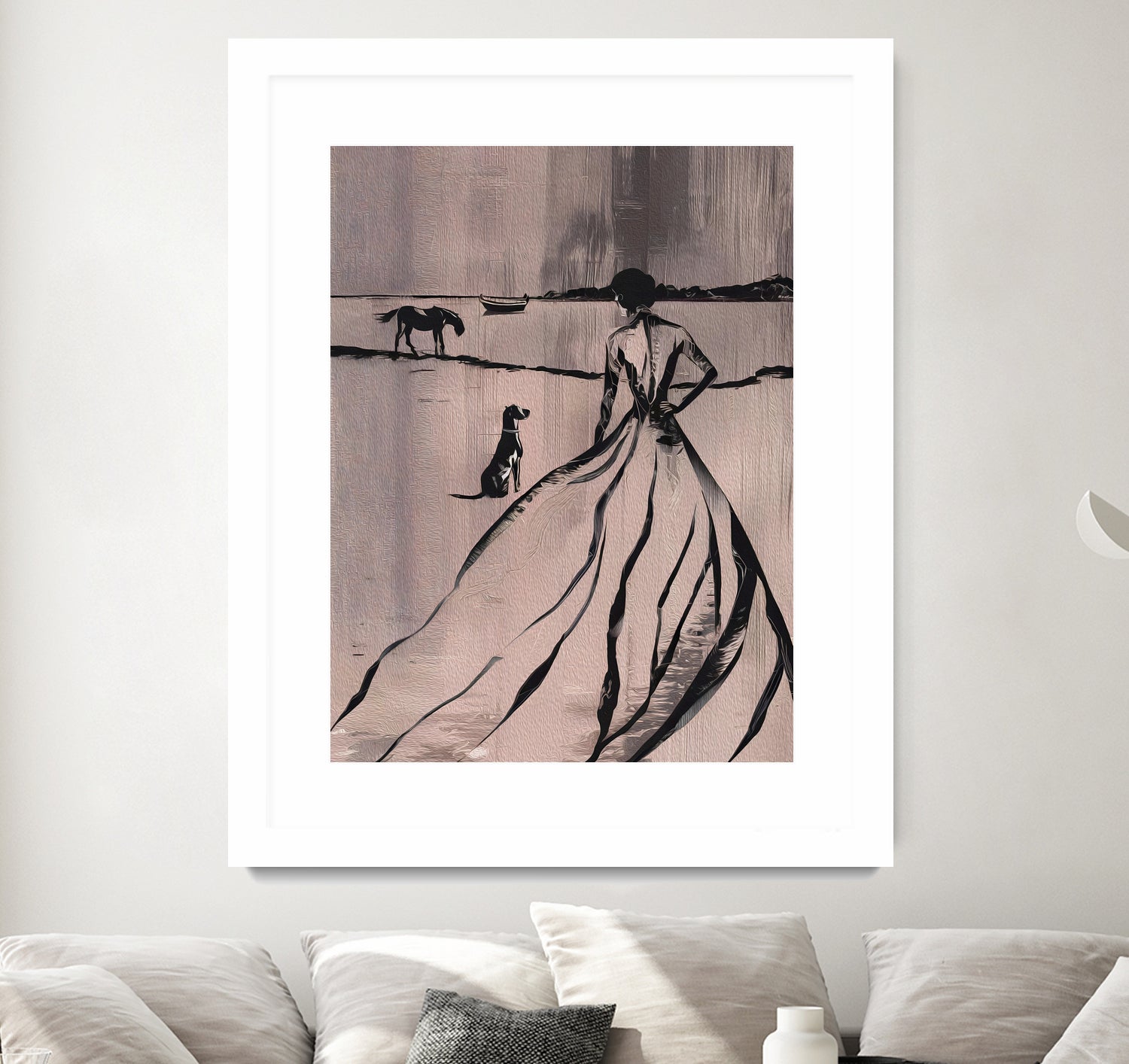 Woman By the Lake by Andreas Magnusson on GIANT ART - paintings drawing