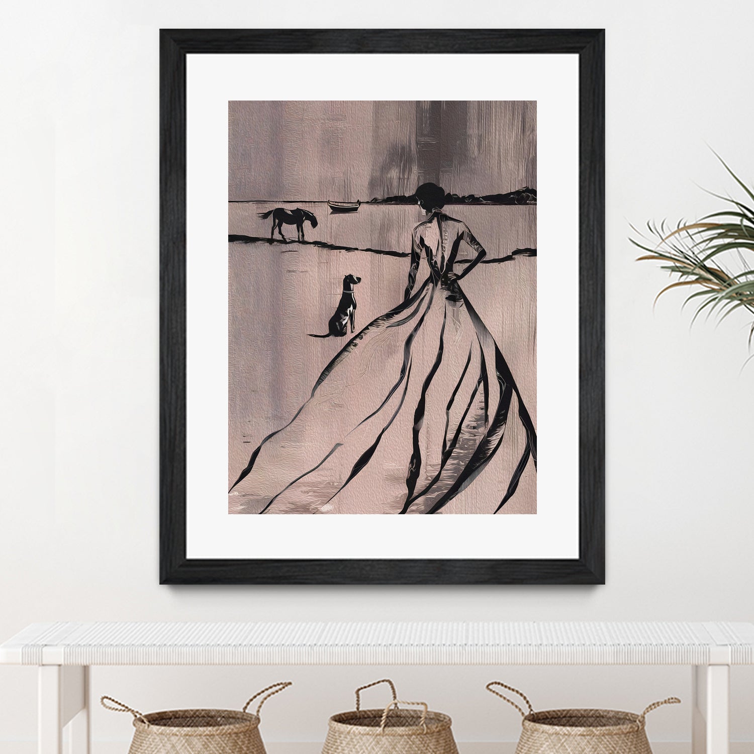Woman By the Lake by Andreas Magnusson on GIANT ART - paintings drawing