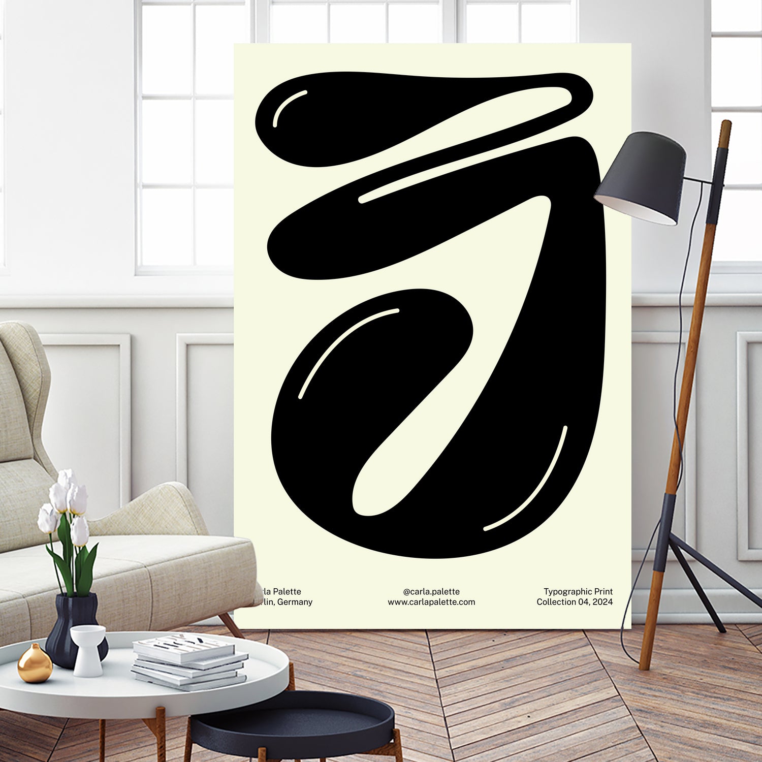 Picturfy 06 by Carla Palette on GIANT ART - abstract typographic print