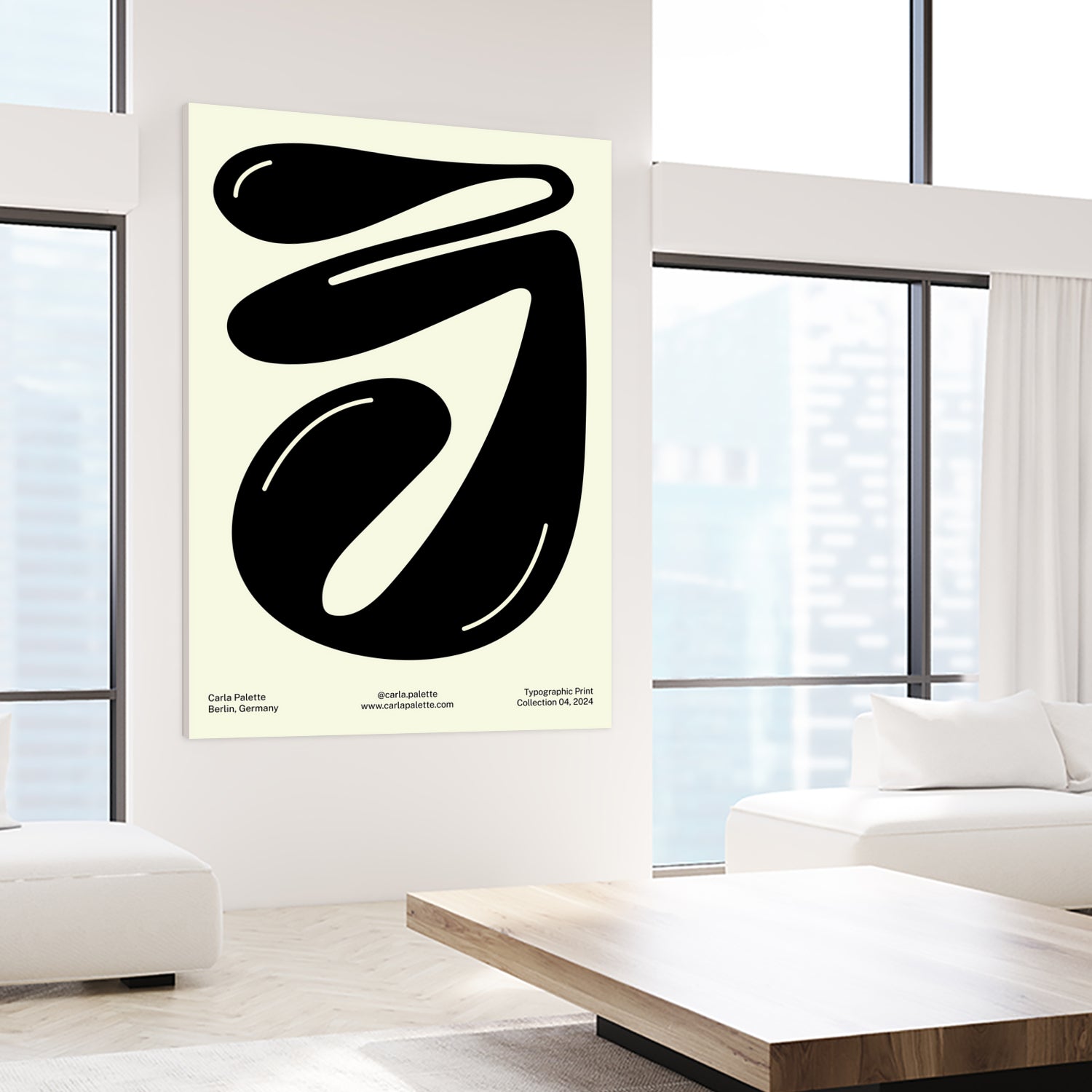 Picturfy 06 by Carla Palette on GIANT ART - abstract typographic print