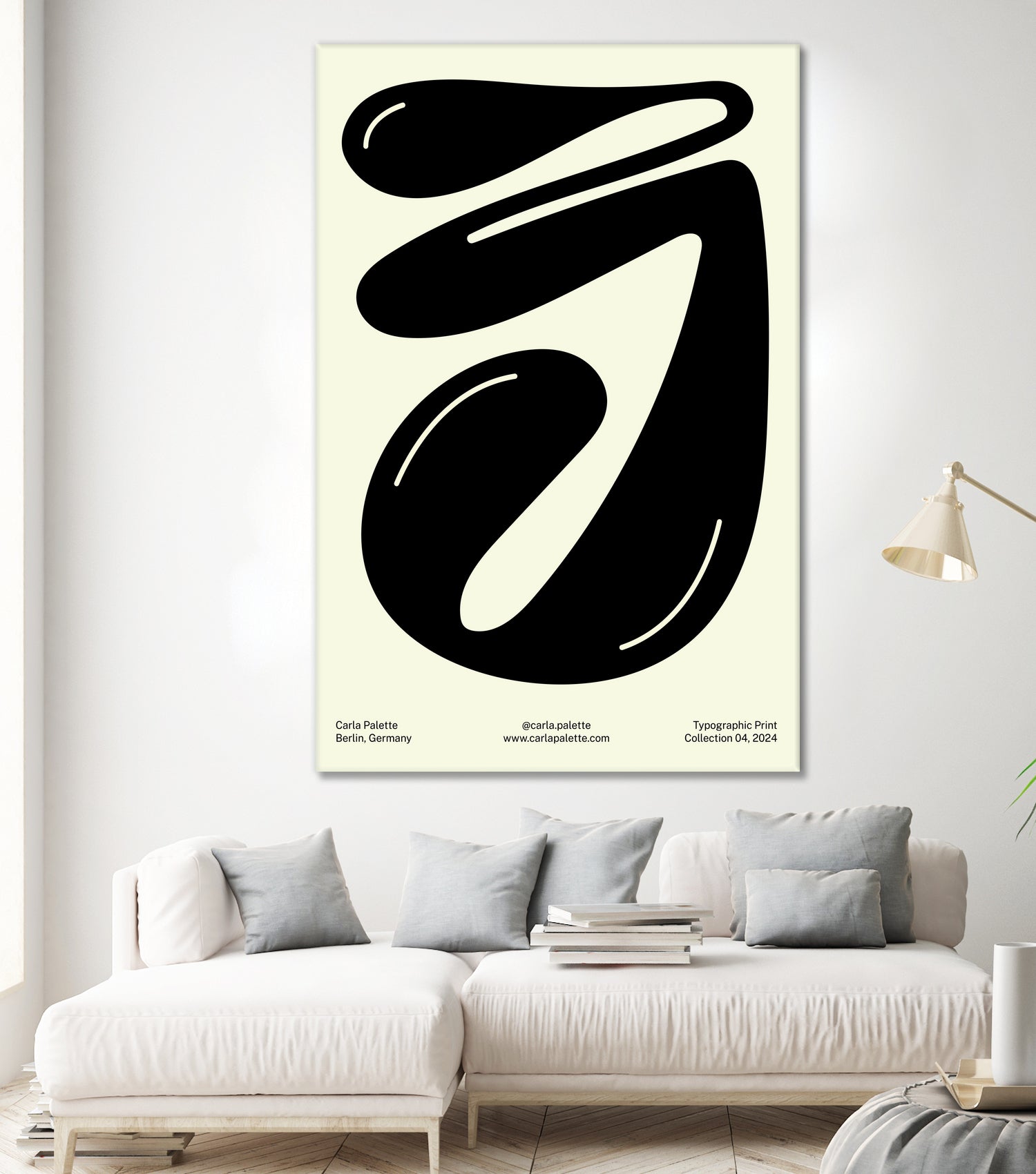 Picturfy 06 by Carla Palette on GIANT ART - abstract typographic print