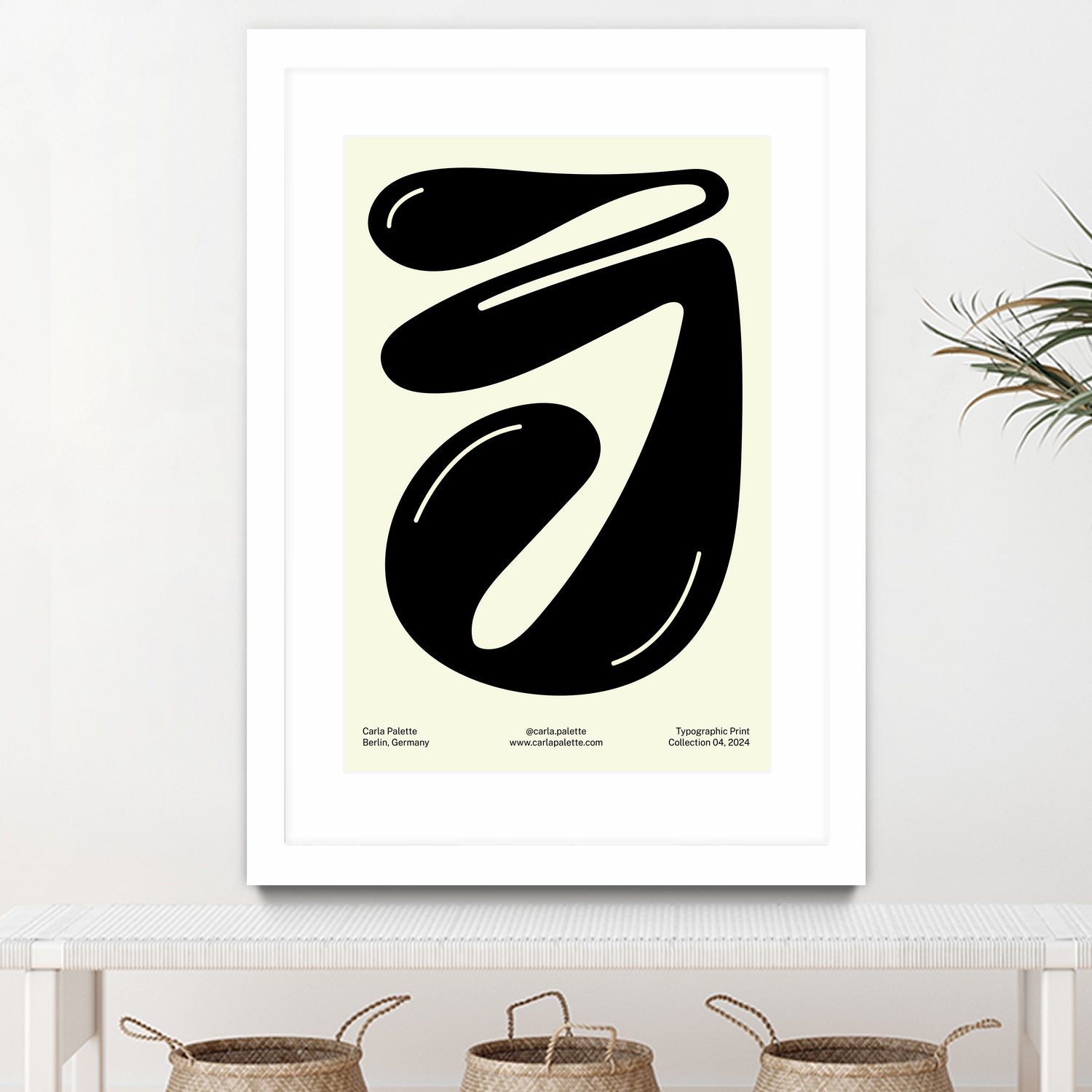 Picturfy 06 by Carla Palette on GIANT ART - abstract typographic print