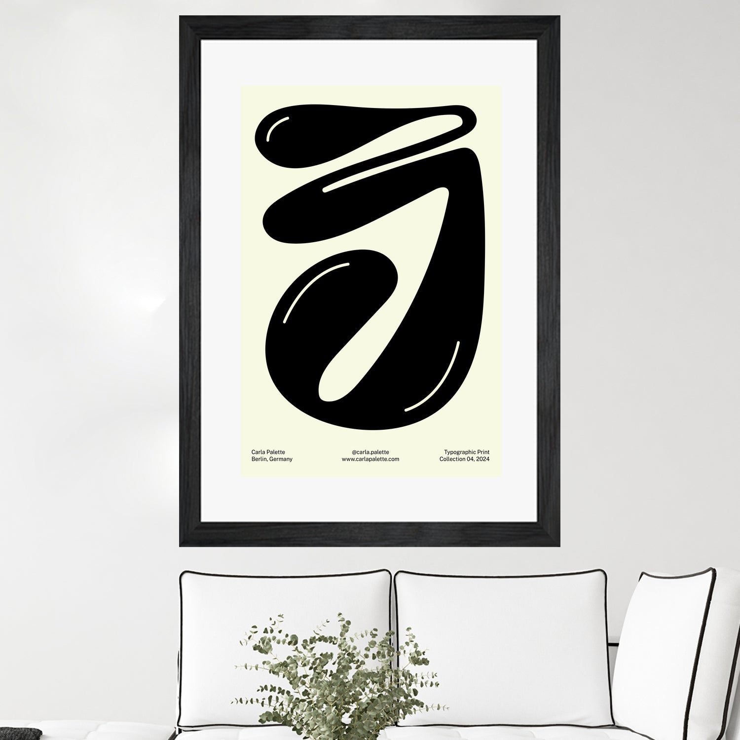 Picturfy 06 by Carla Palette on GIANT ART - abstract typographic print
