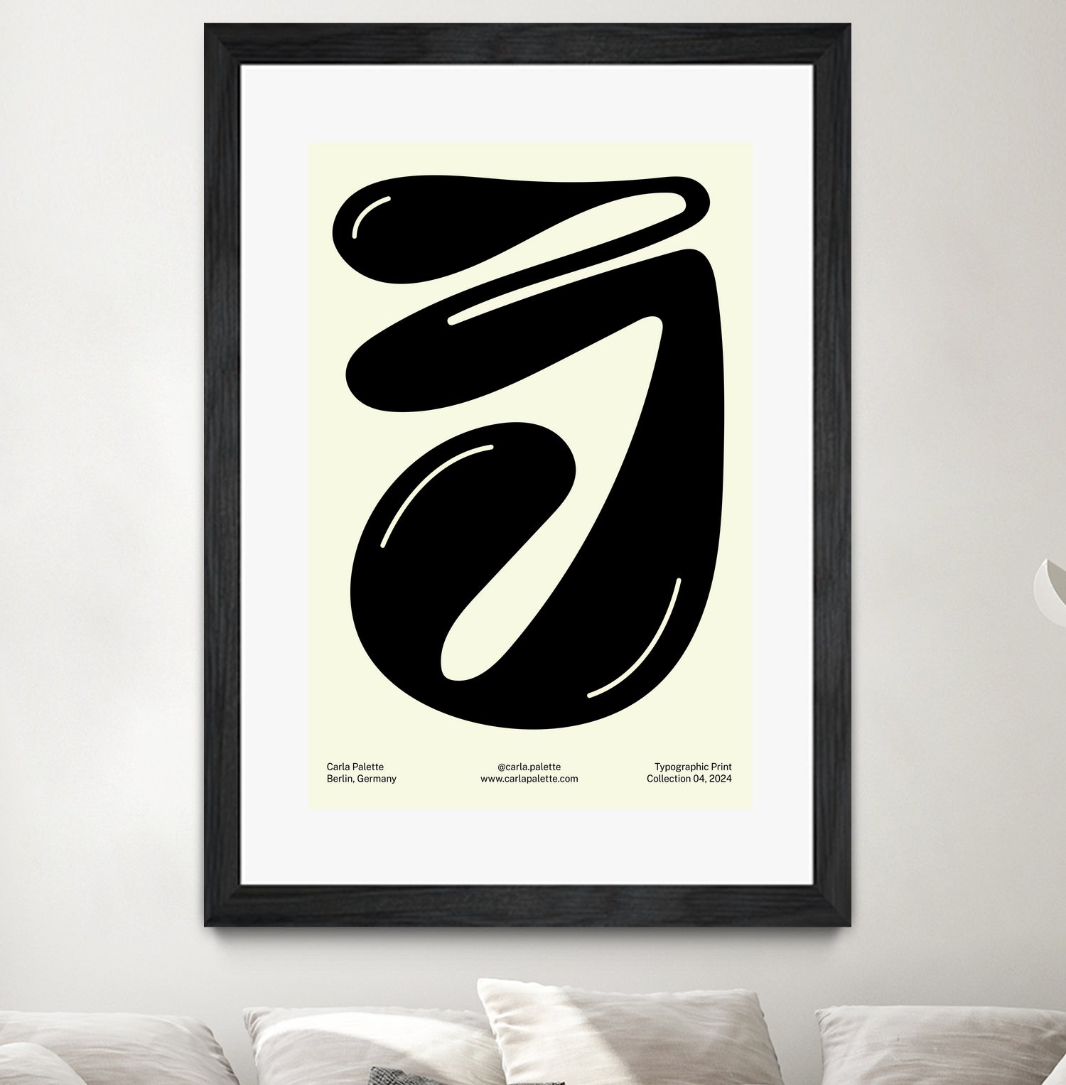 Picturfy 06 by Carla Palette on GIANT ART - abstract typographic print