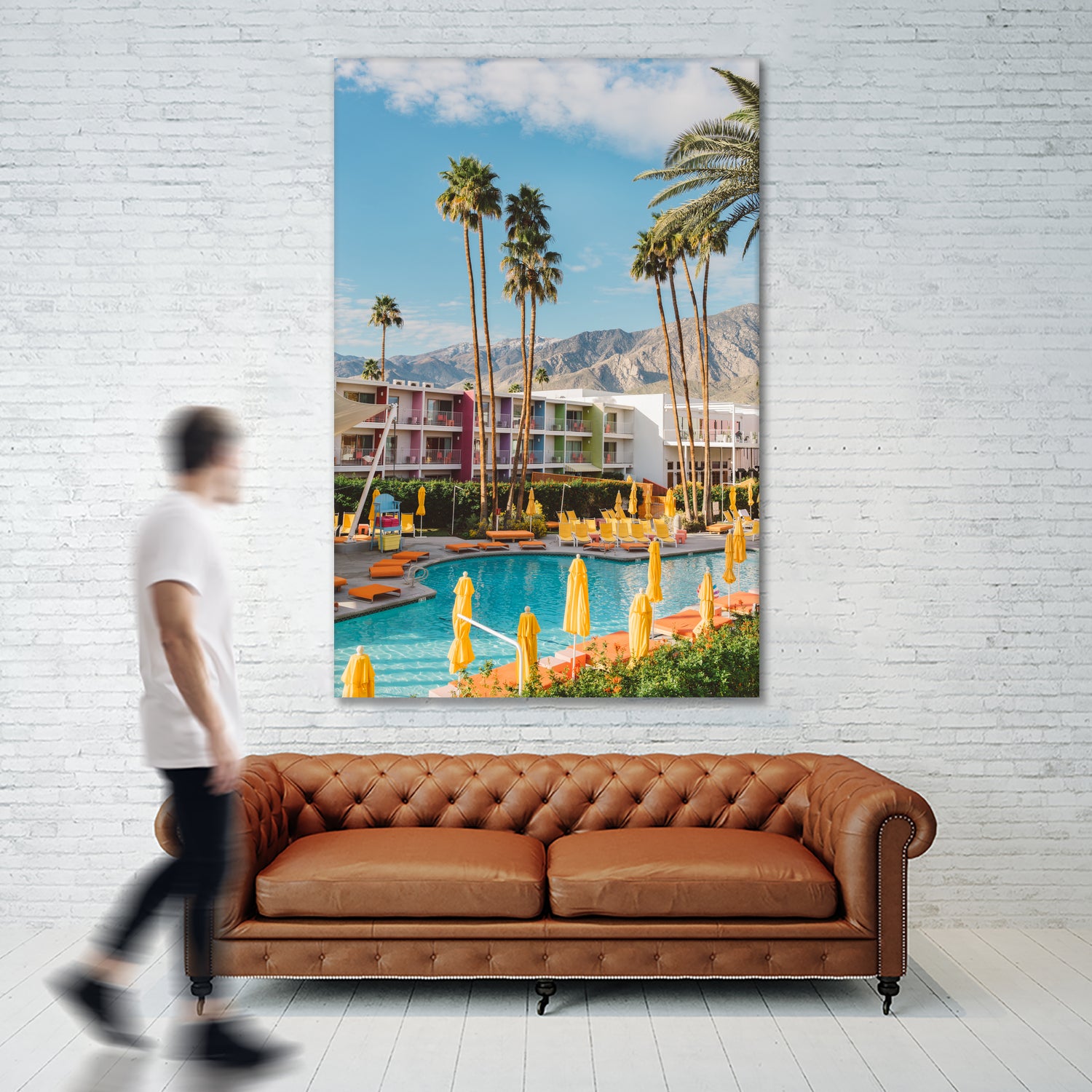 Palm Springs Saguaro by Bethany on GIANT ART - bleu botanical px2758276