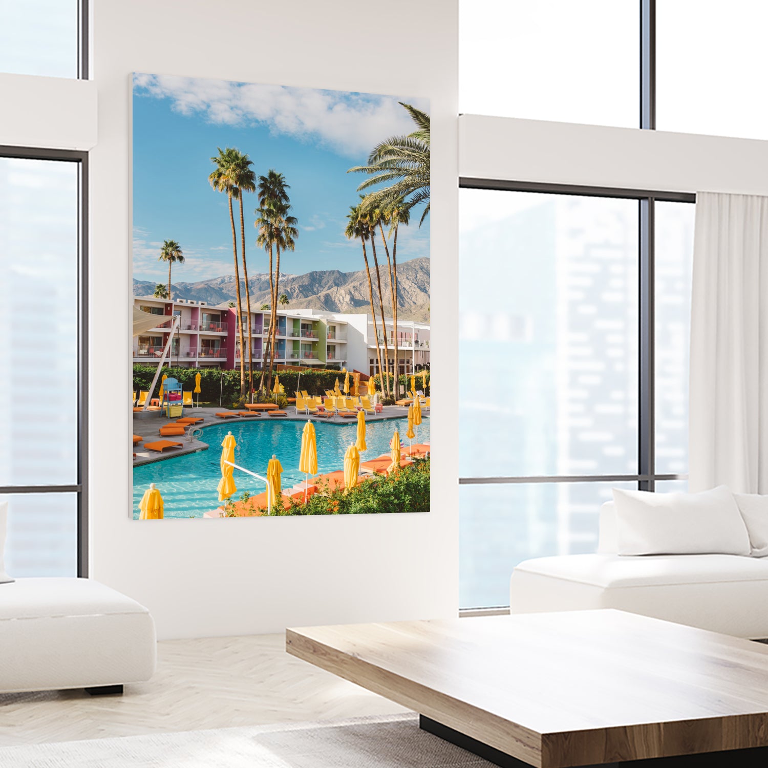 Palm Springs Saguaro by Bethany on GIANT ART - bleu botanical px2758276